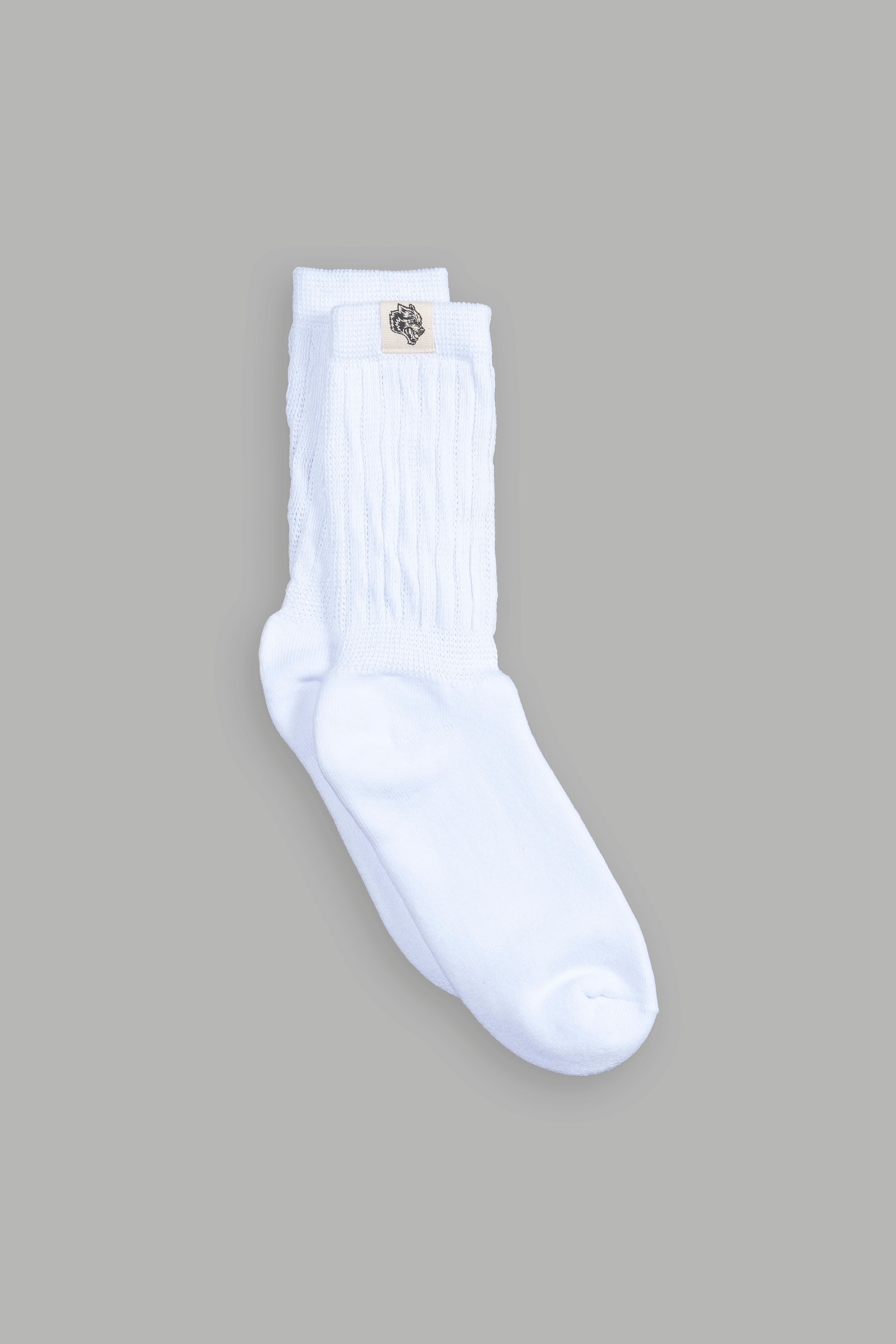 White Wolf Patch V2 Comfort Socks