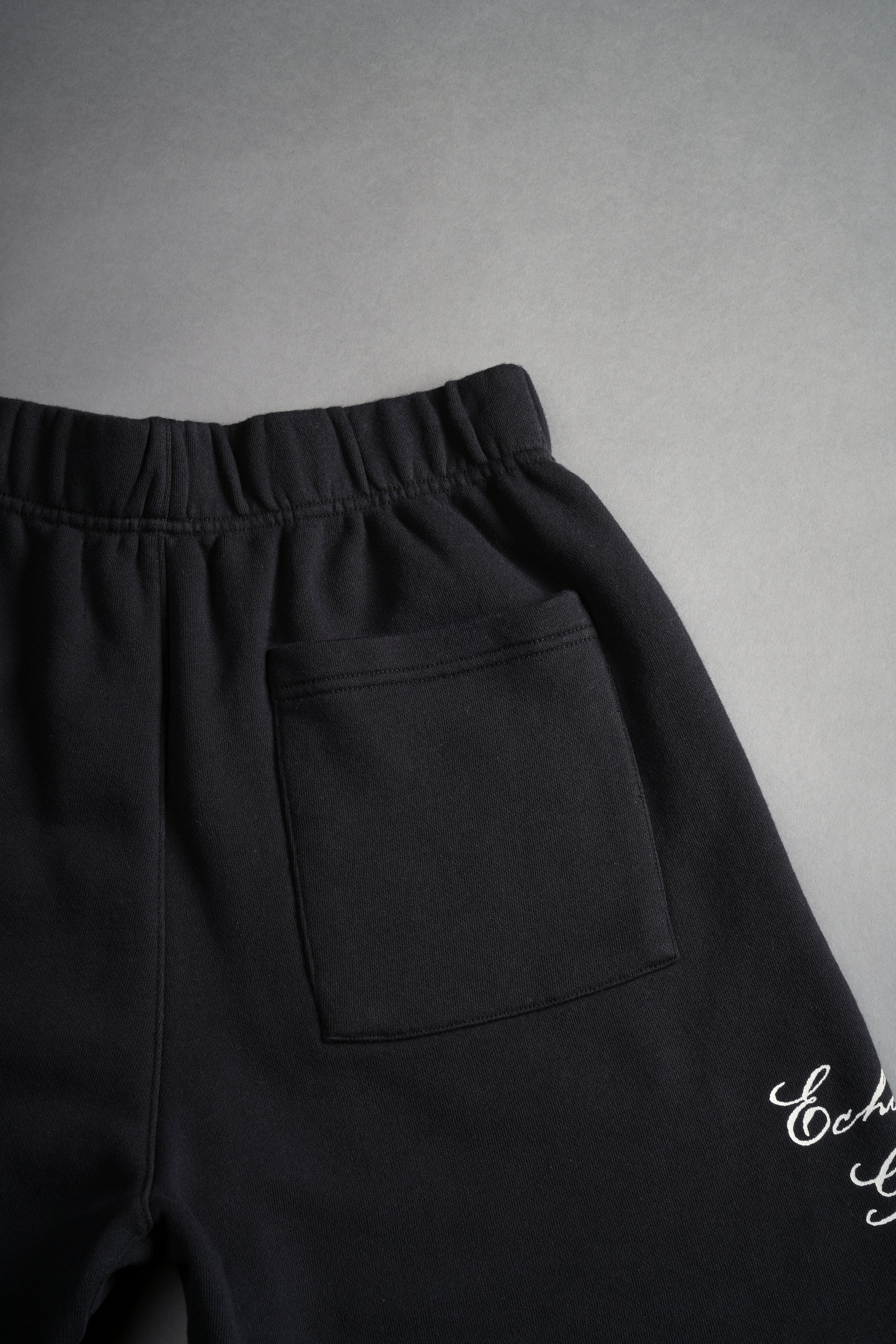 Wolf Iron V2 Raw Cut Sweat Shorts – Unisex Black