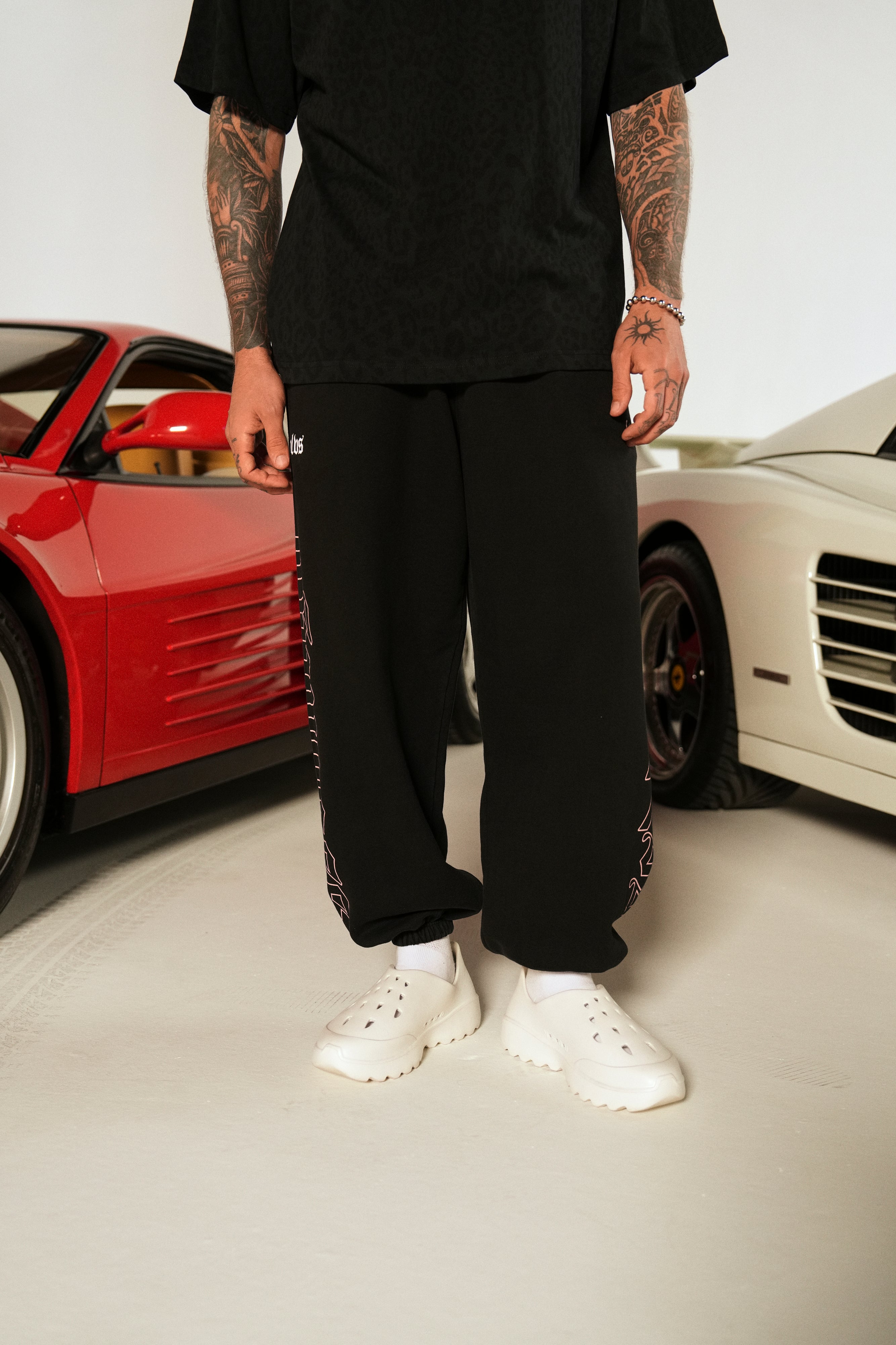 Black Legacy Lounger Sweatpants for Comfort