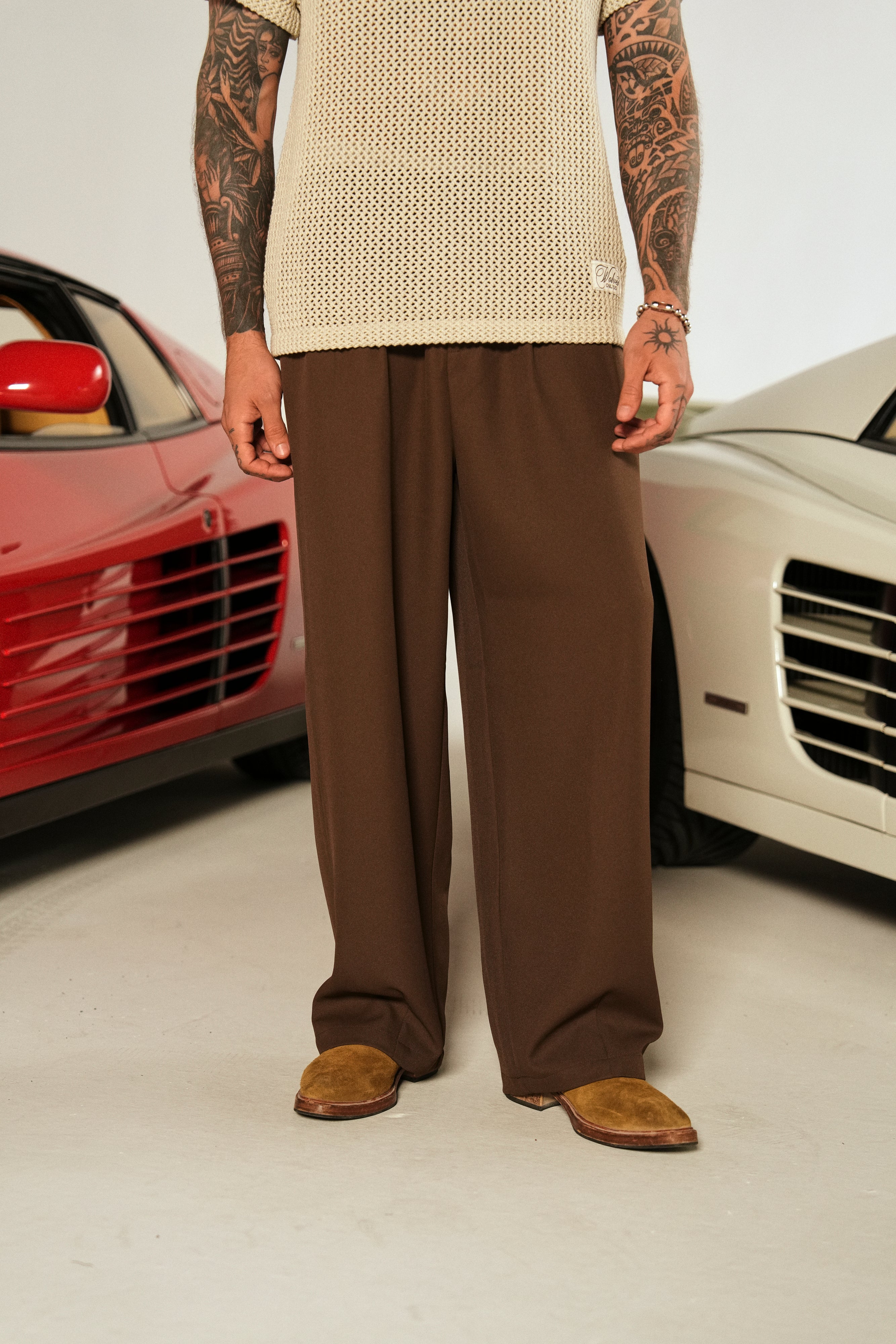 Brown Wolf Chopper Armando Riding Pants