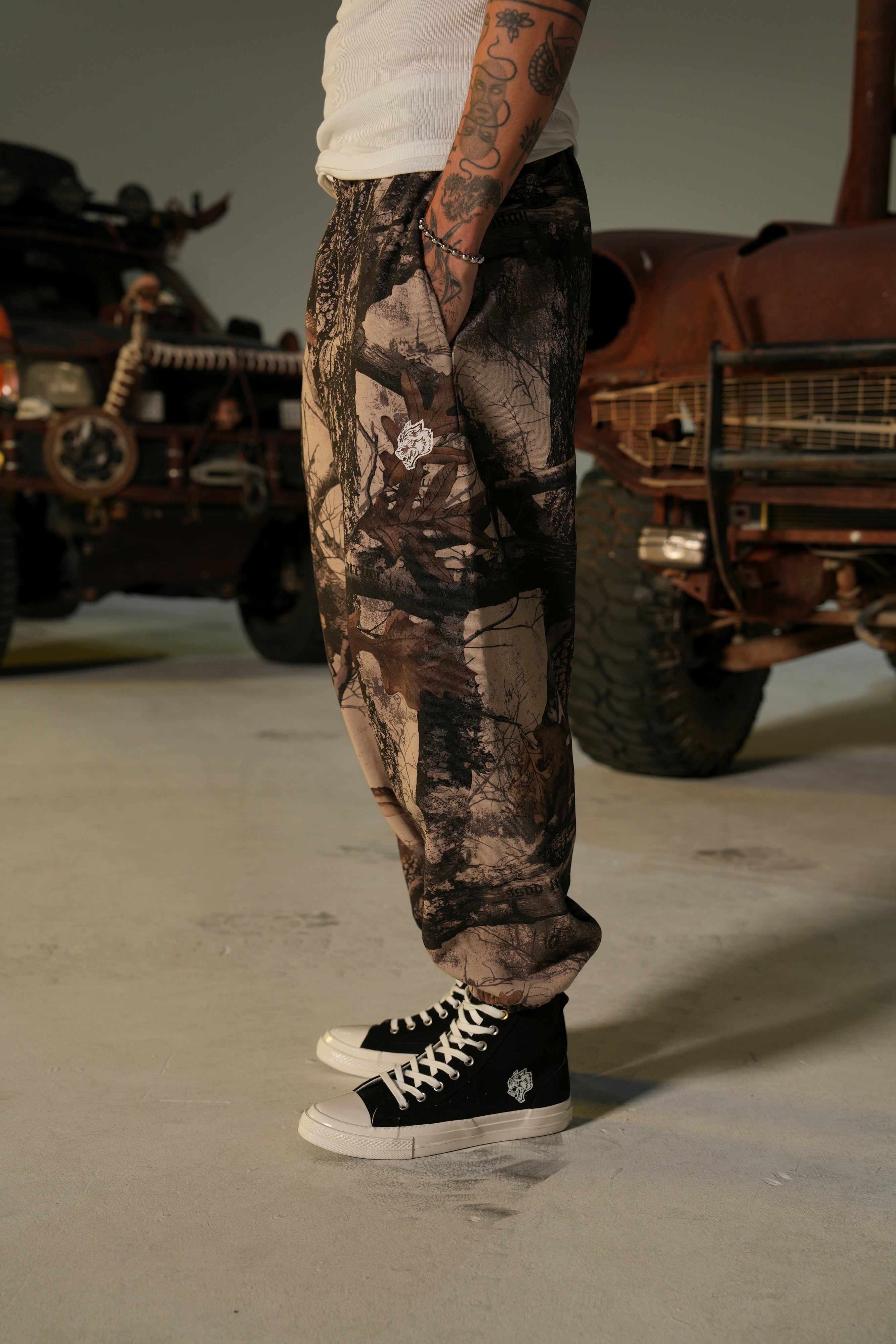 Clay Camo Sweatpants - Relaxed Fit Lounge Pants