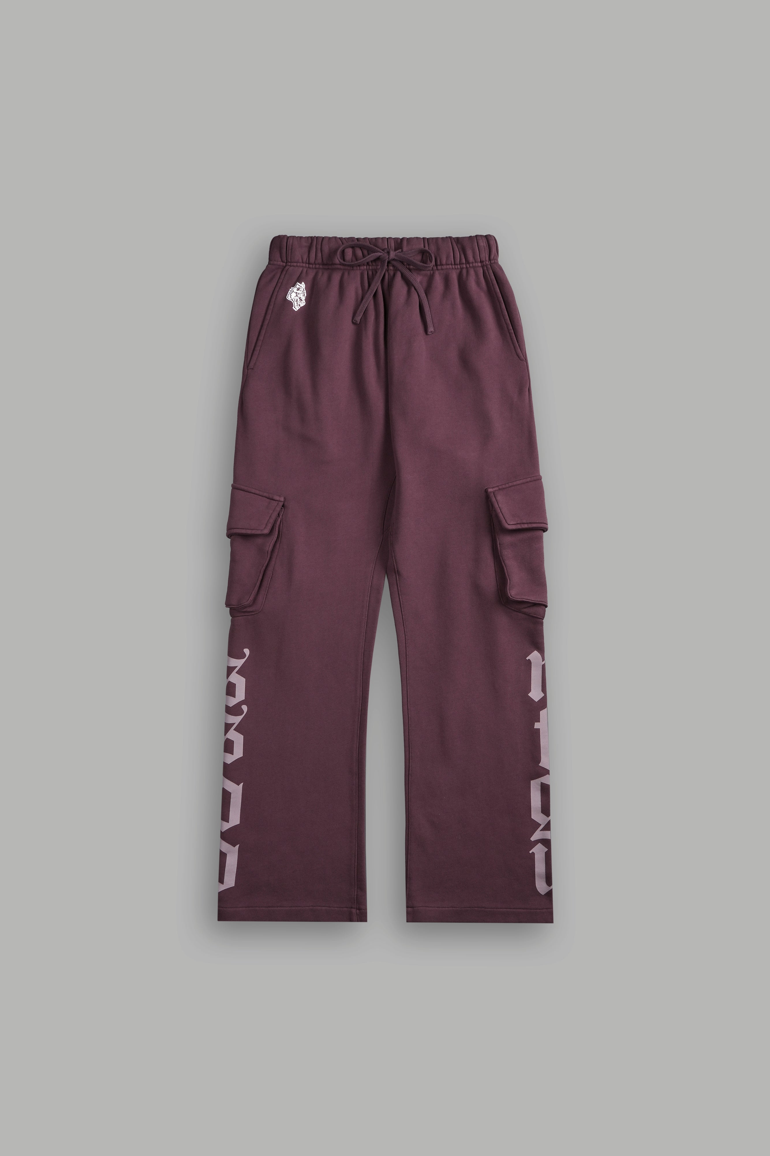 Bigelow Cargo Sweatpants in Dark Purple