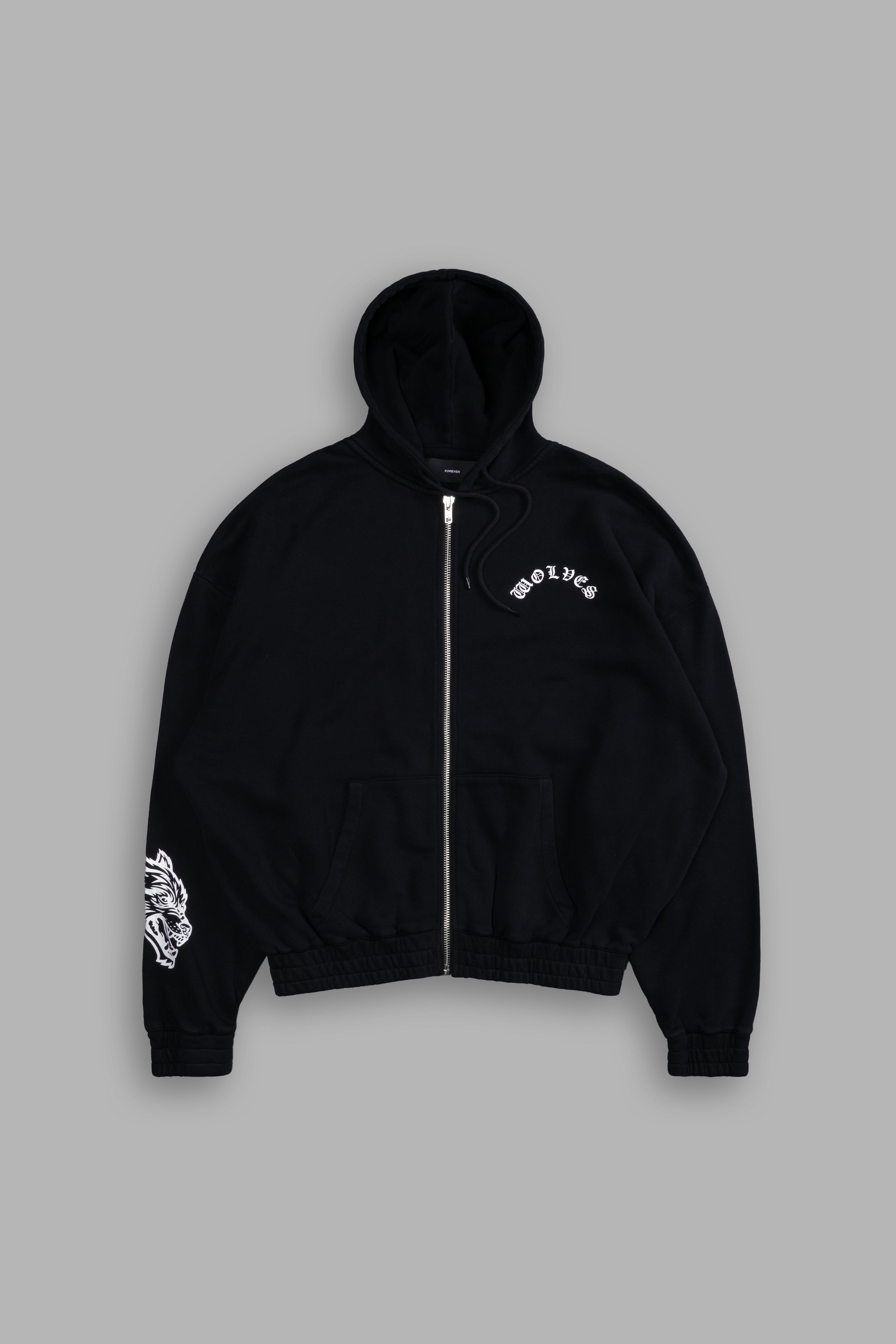 Wolf Chopper Chambers Black Zip Hoodie