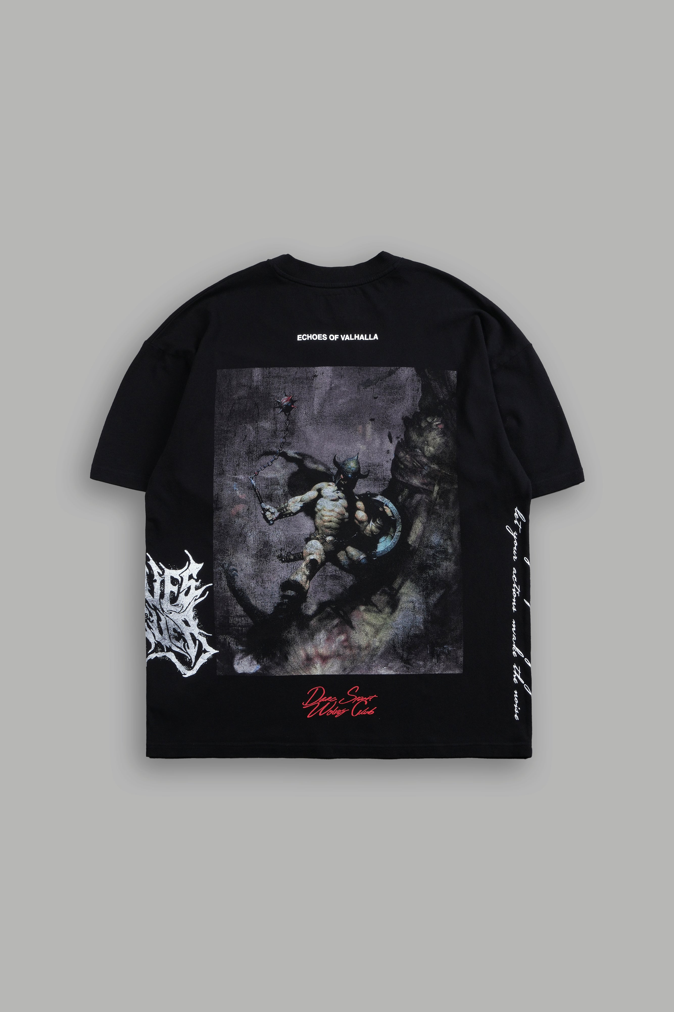 Born Warrior Side By Side Black Premium Tee