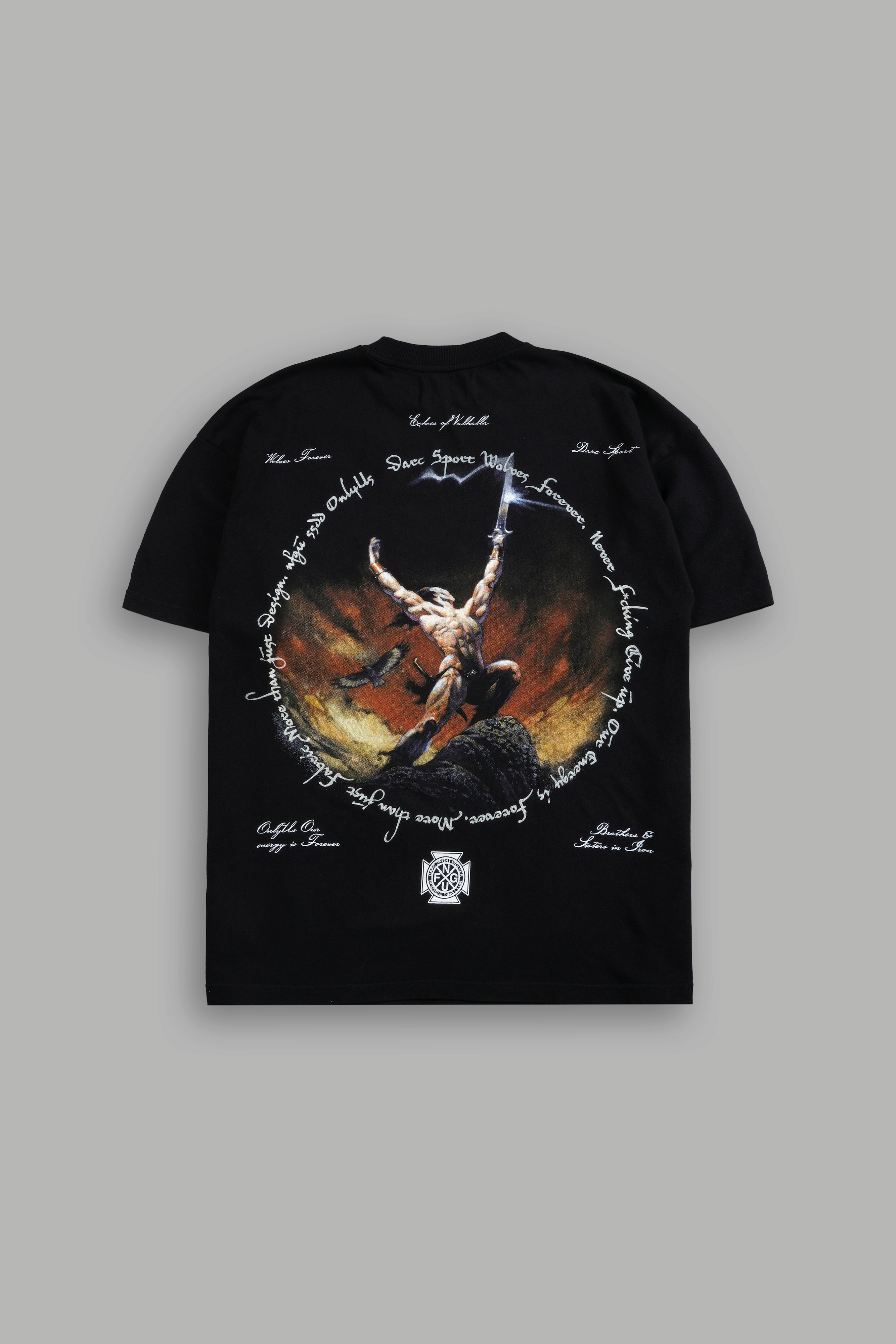 Premium Oversized Black Tee - Comfort Fit