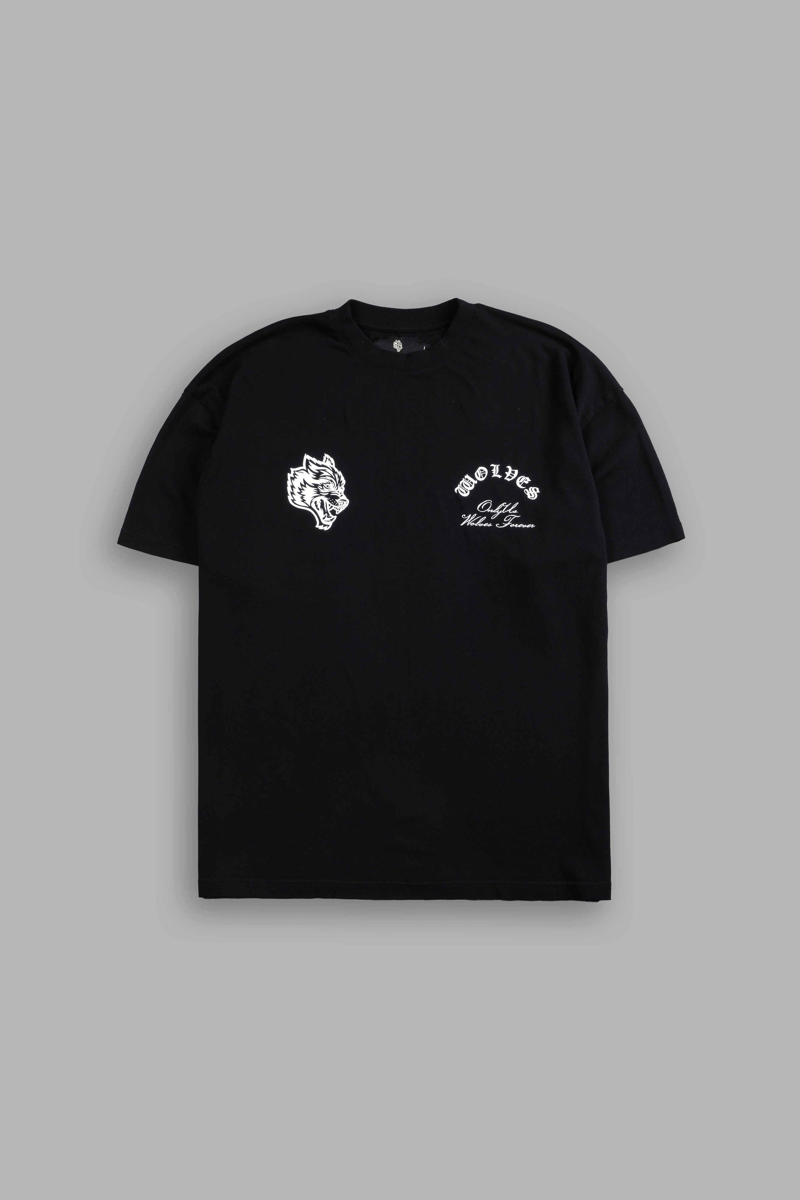 Premium Oversized Black Tee - Comfort Fit