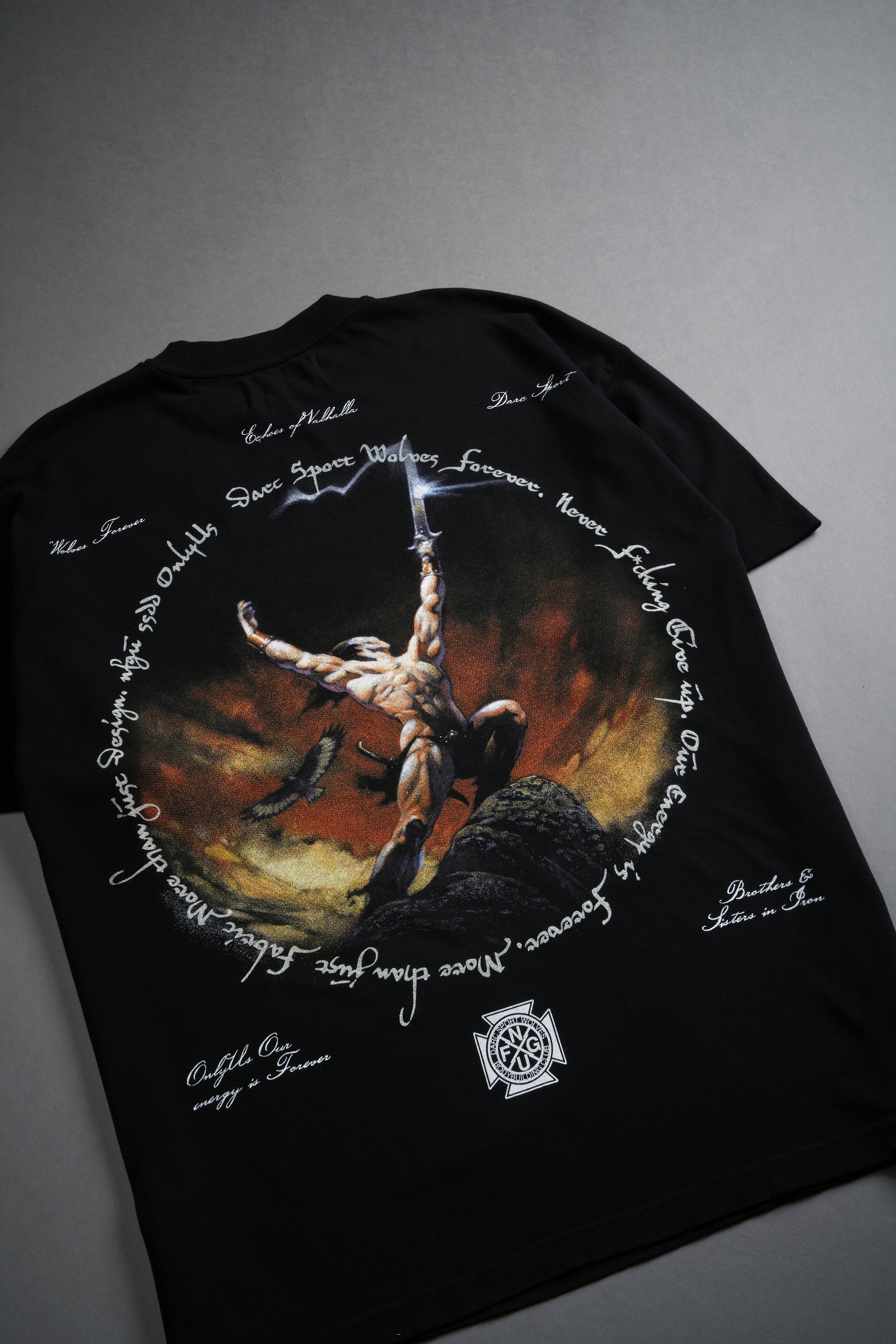 Premium Oversized Black Tee - Comfort Fit