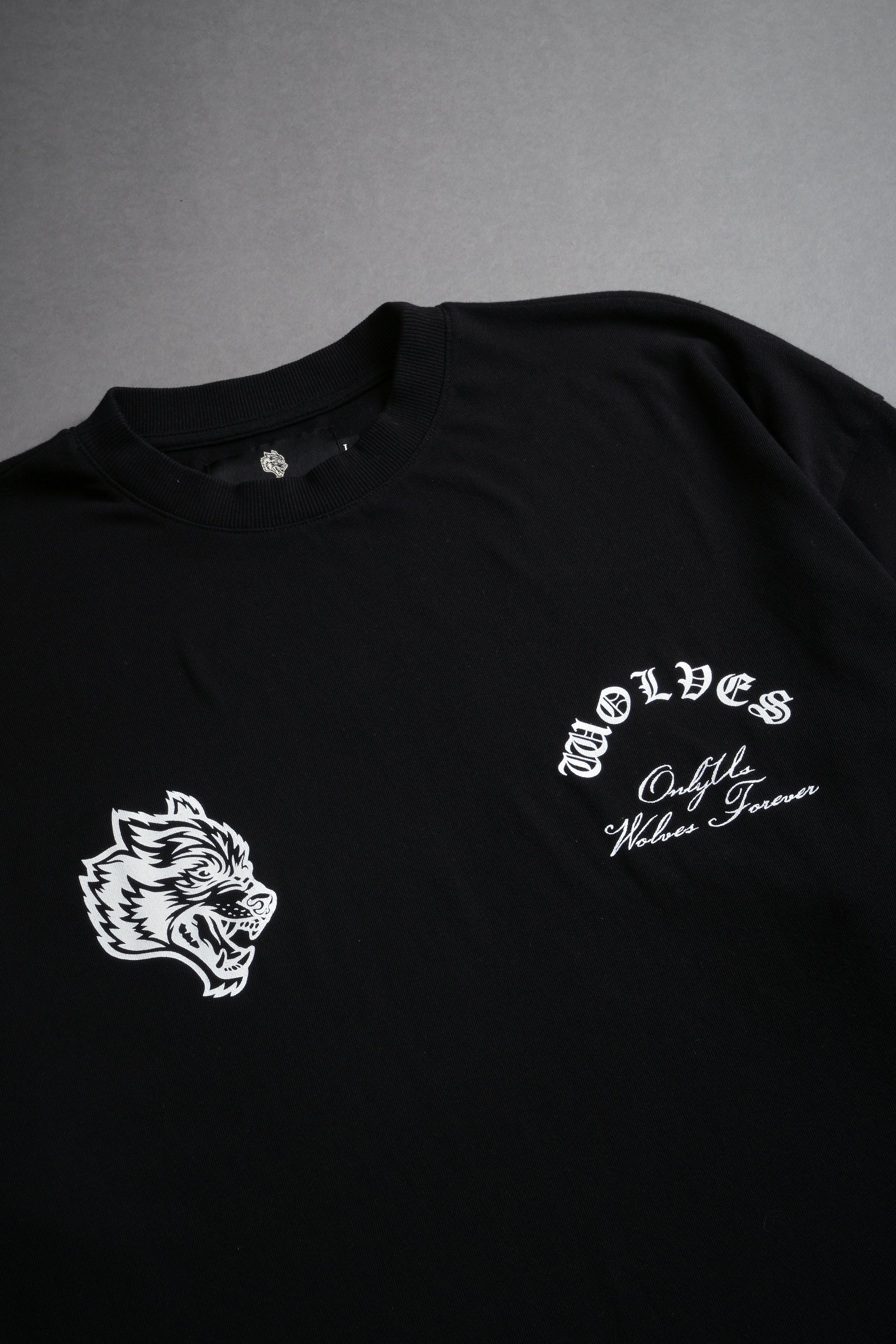 Premium Oversized Black Tee - Comfort Fit