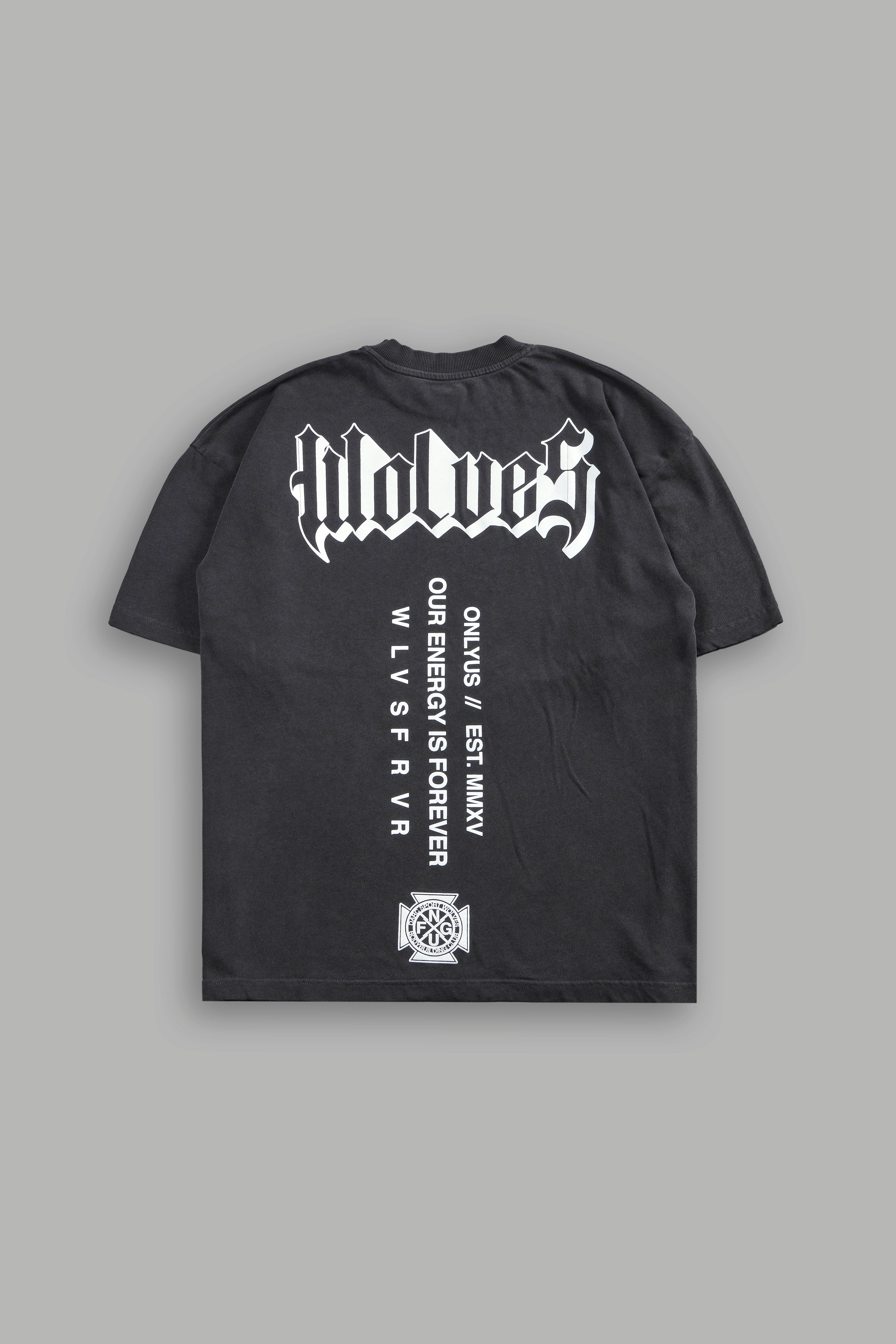 Premium Oversized Wolf Gray Tee - World Of Darcness