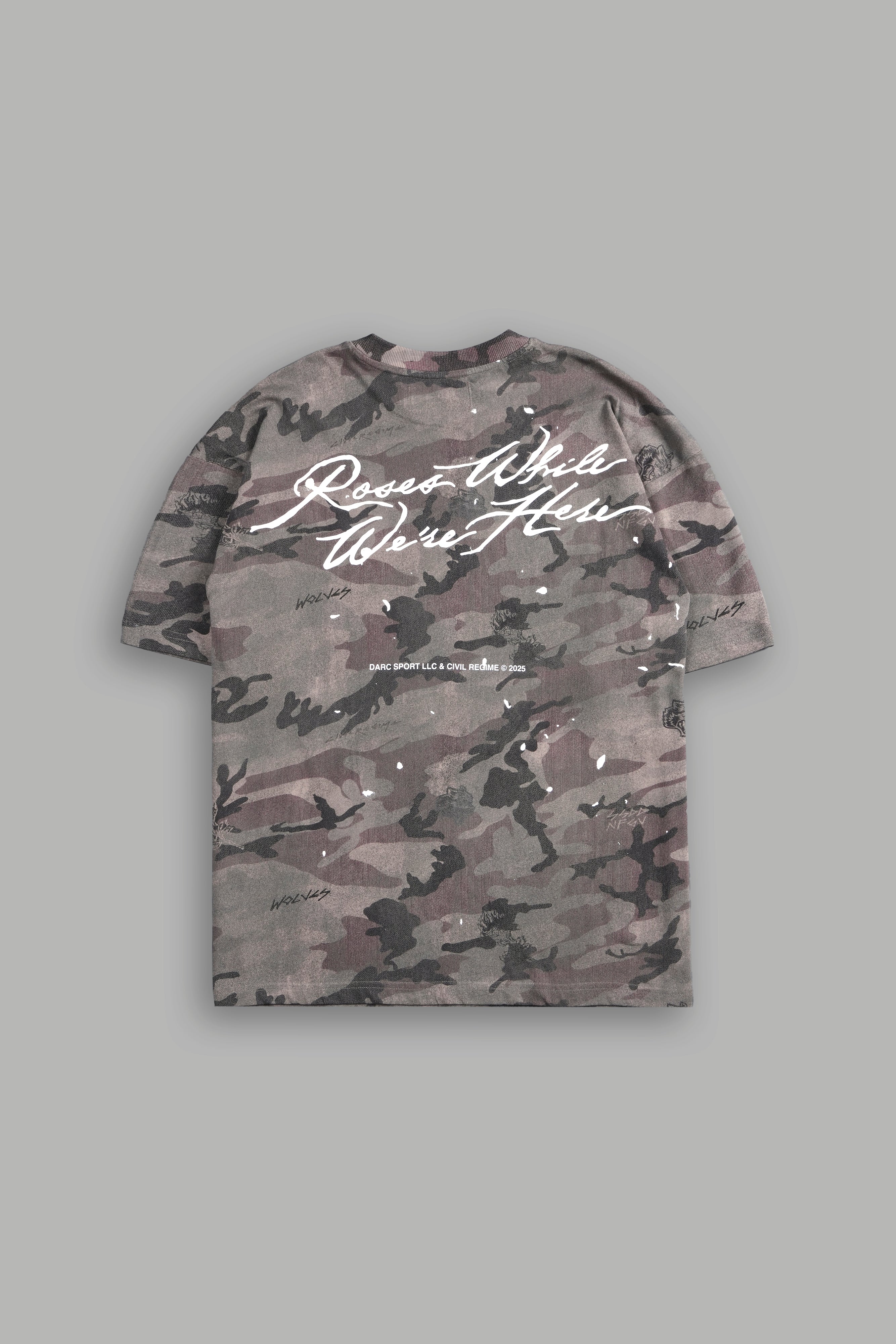 Blooming Camo Oversized Tee - Premium Comfort Fit
