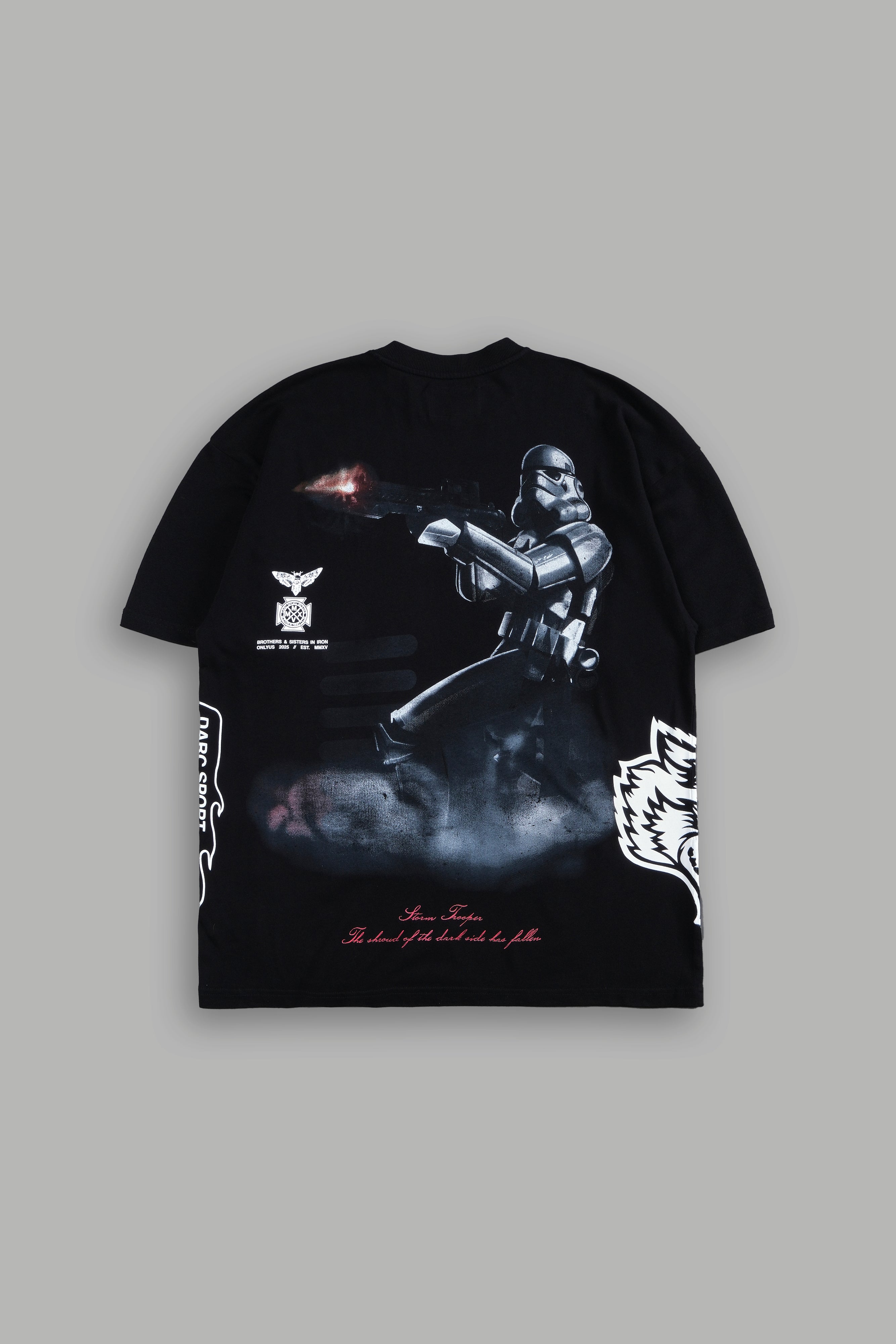 Black Storm Trooper Side By Side Graphic Tee
