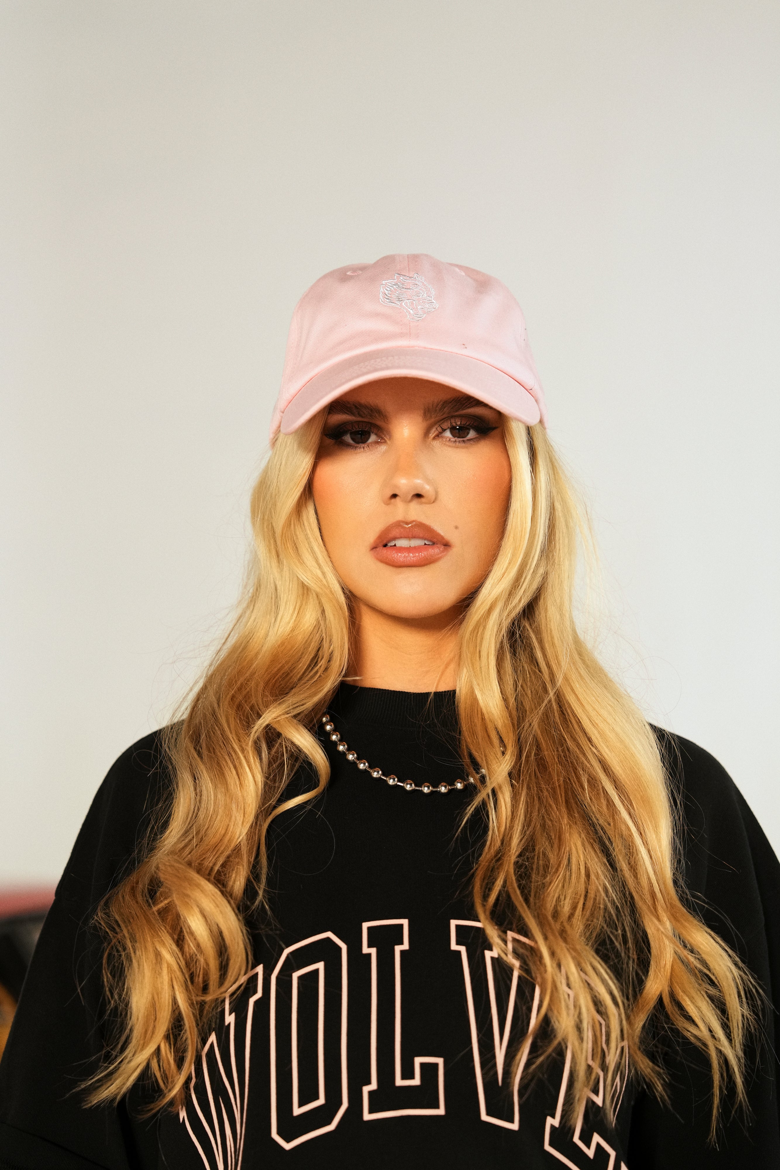 Cherry Blossom Wolf Dad Hat – Stylish Snapback Cap