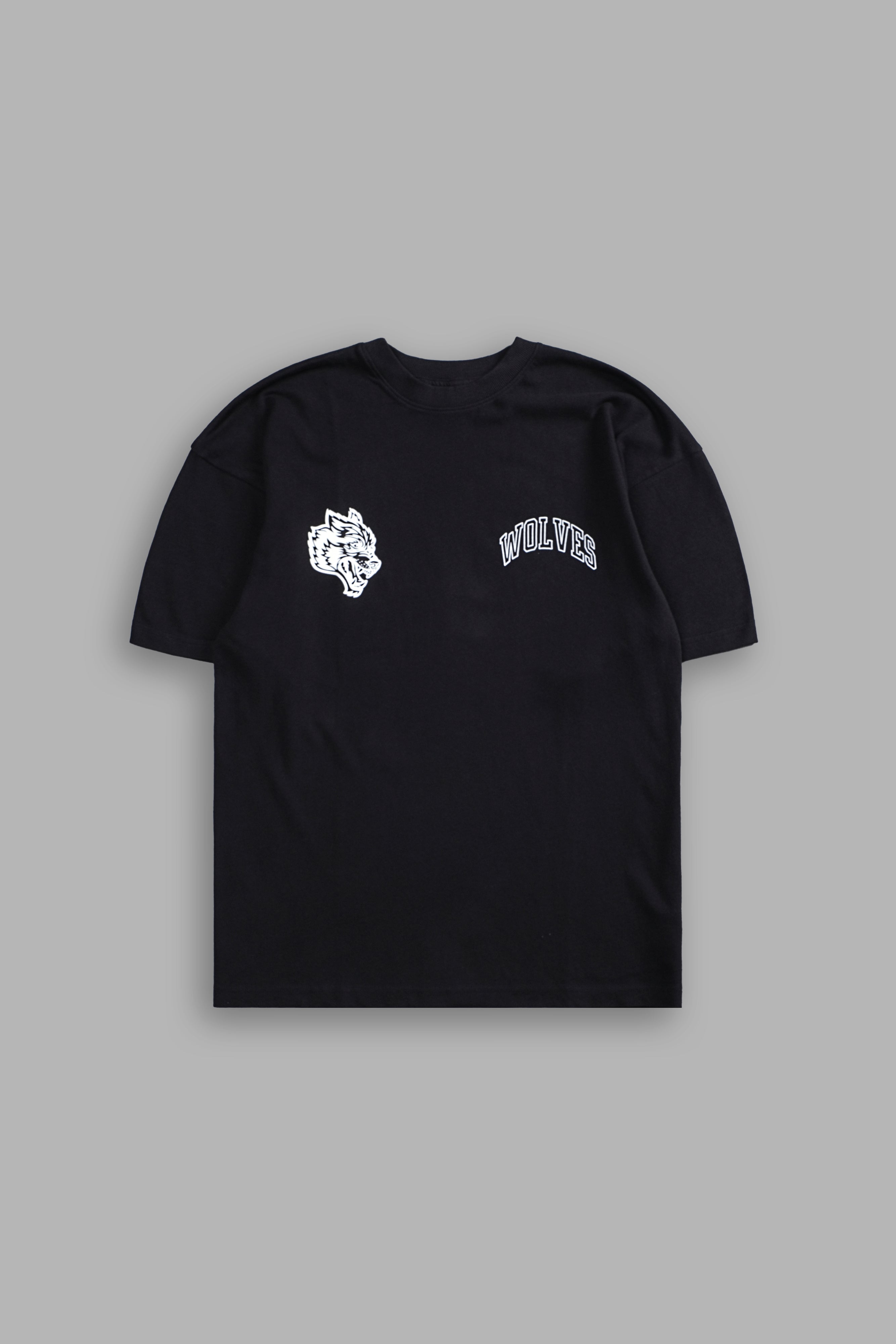 Wolf Loyalty Black Premium Oversized T-Shirt