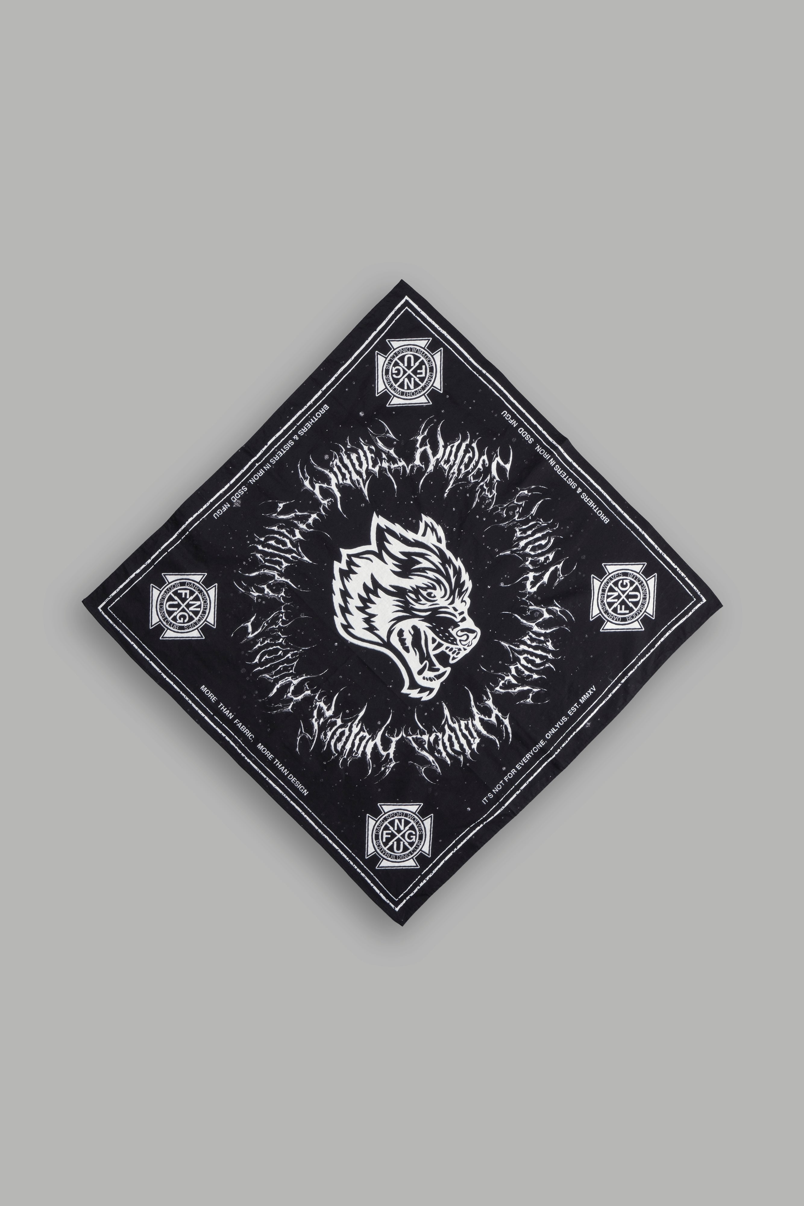 Black Hesh Forever Bandana – Stylish & Durable