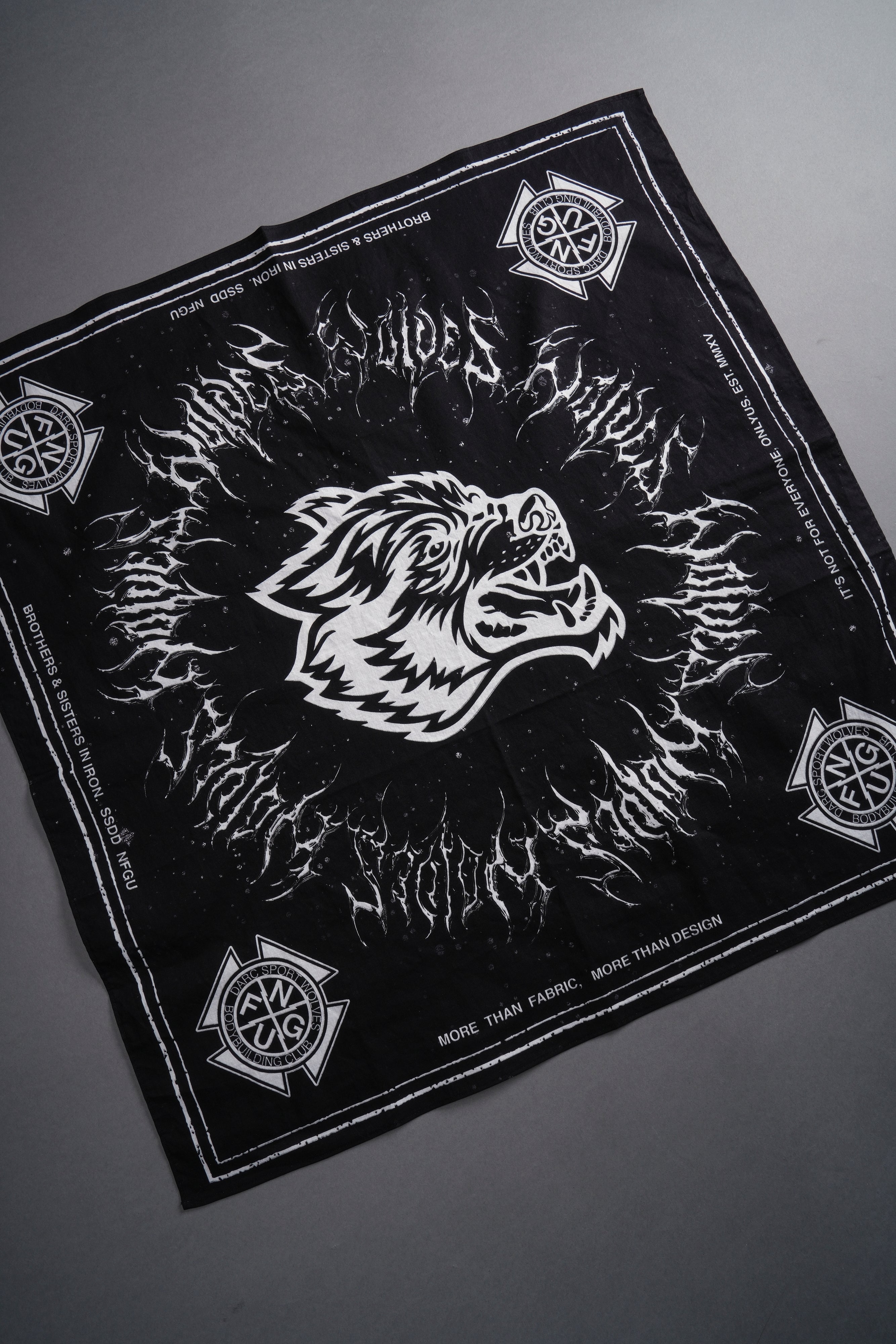 Black Hesh Forever Bandana – Stylish & Durable