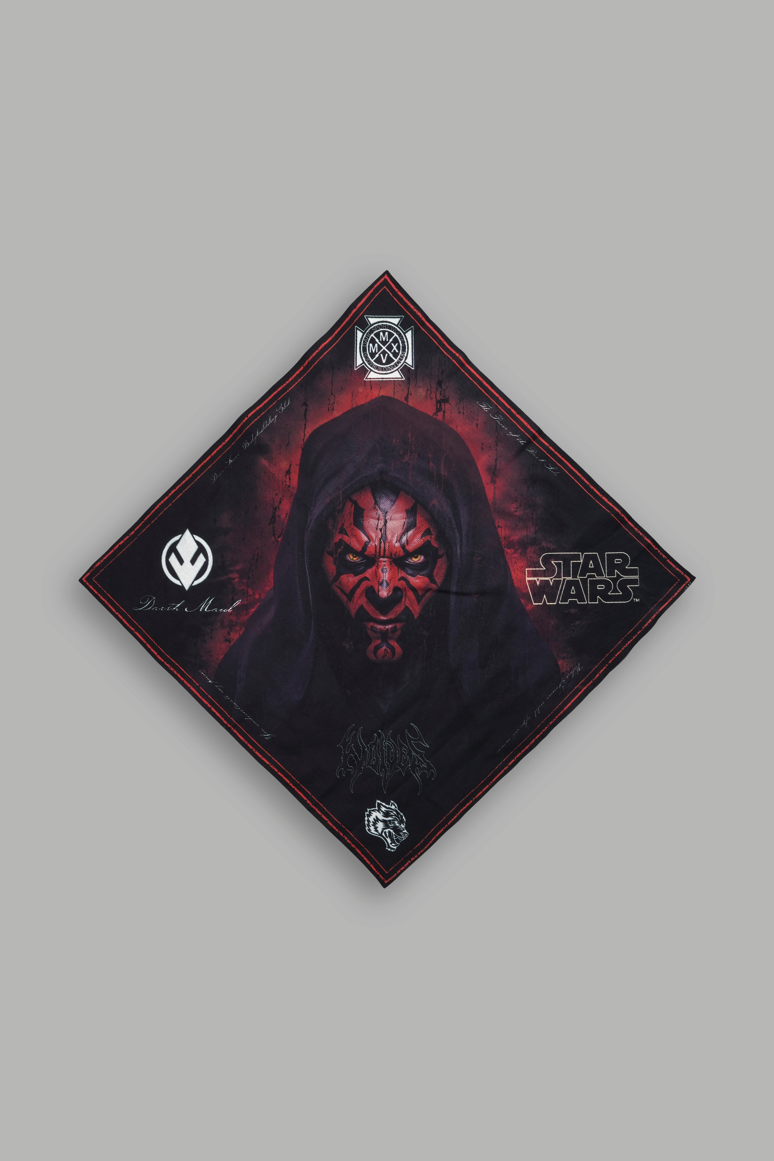 Black Darth Maul Bandana for Star Wars Fans