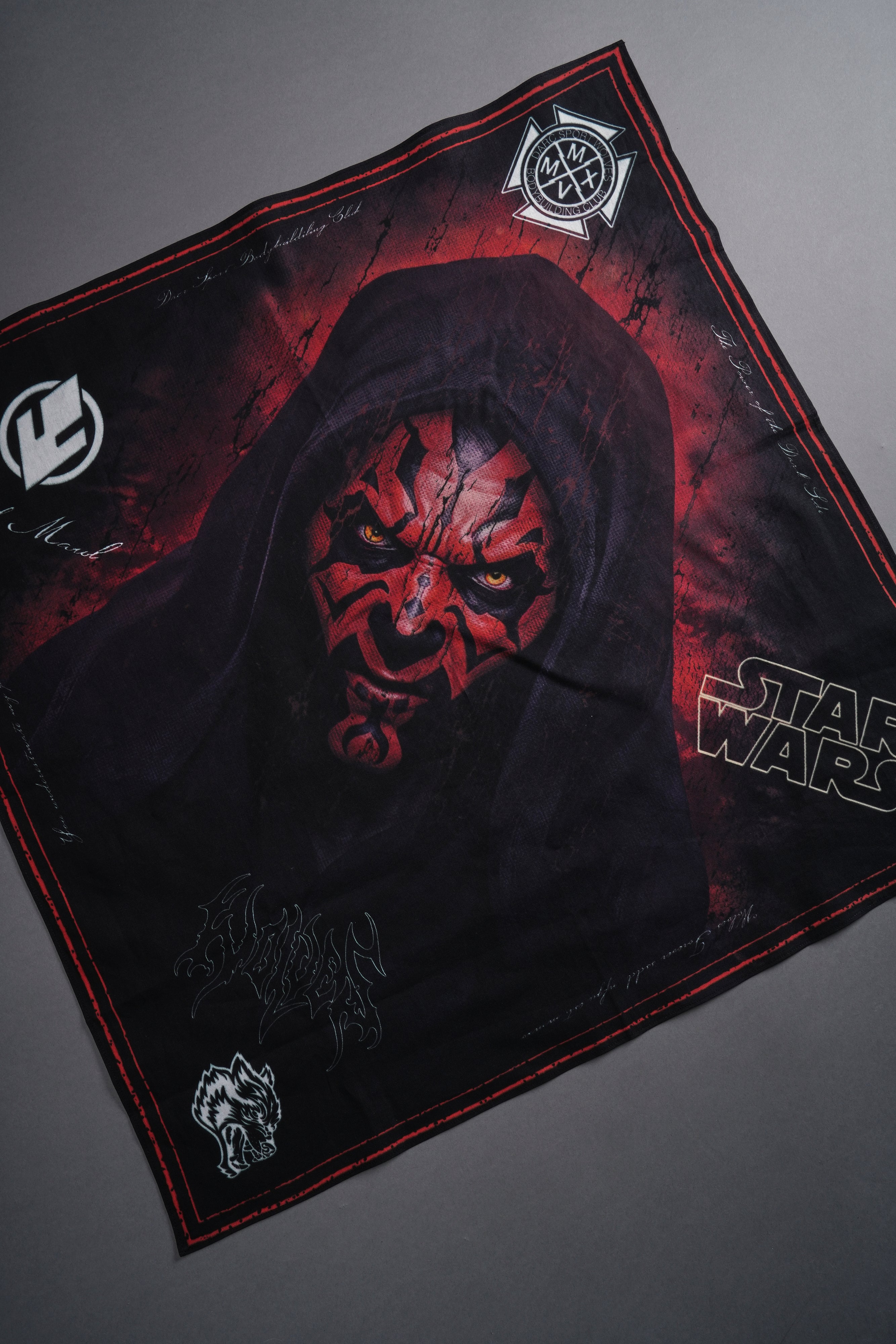 Black Darth Maul Bandana for Star Wars Fans
