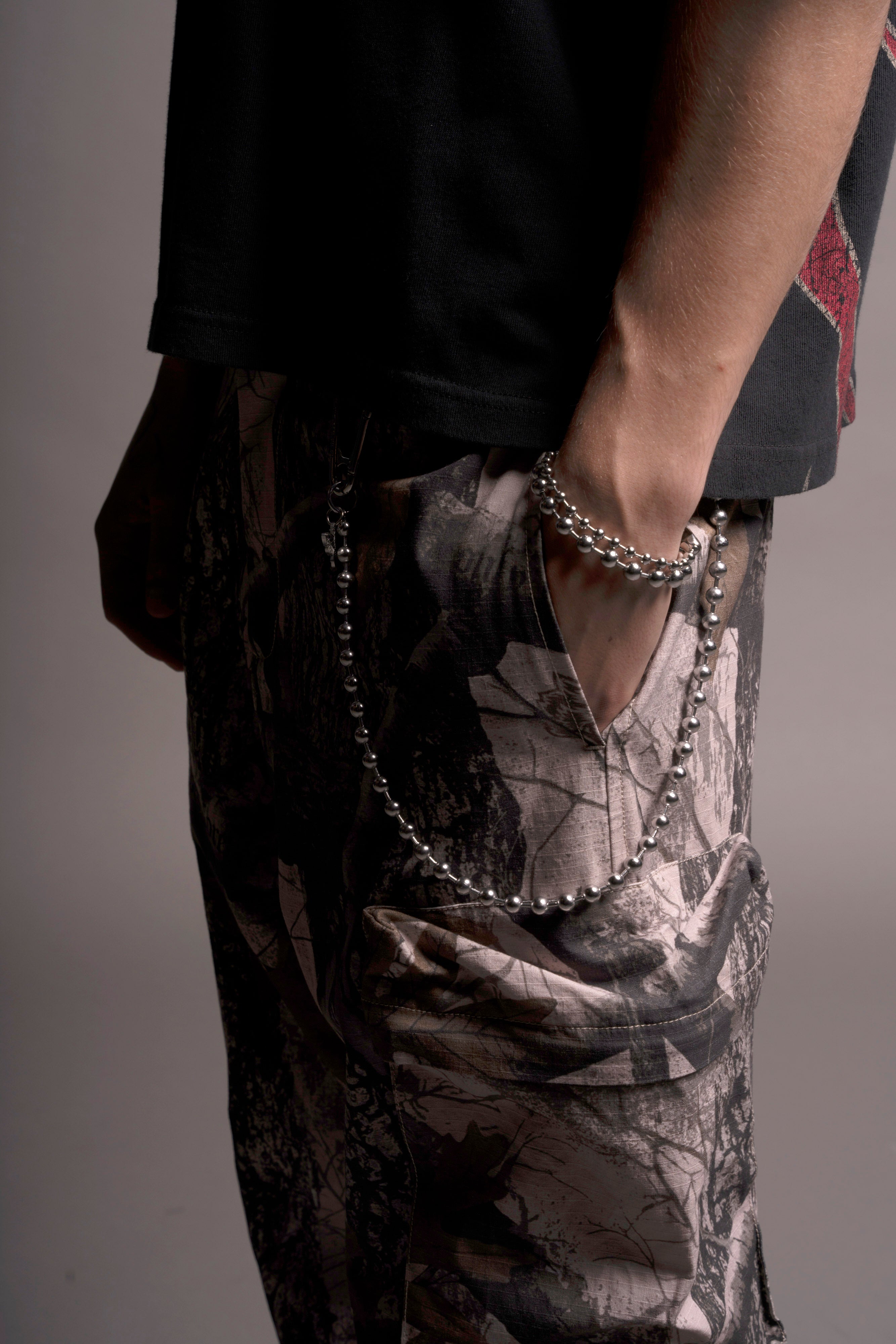 Stainless Steel Death Moth Trouser Chain (10mm)