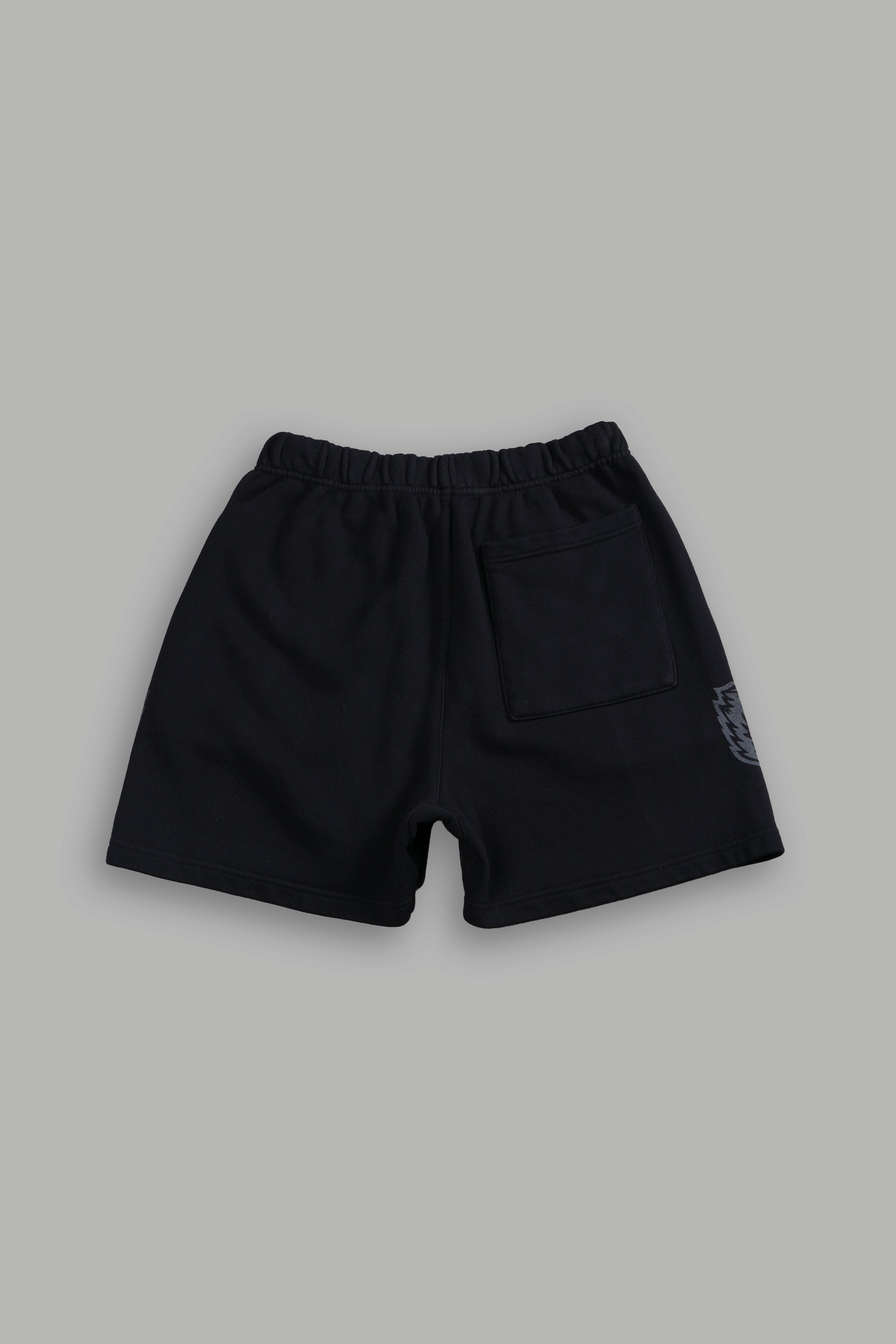 Wolf Post Lounge Sweatpants - Black Comfort Shorts