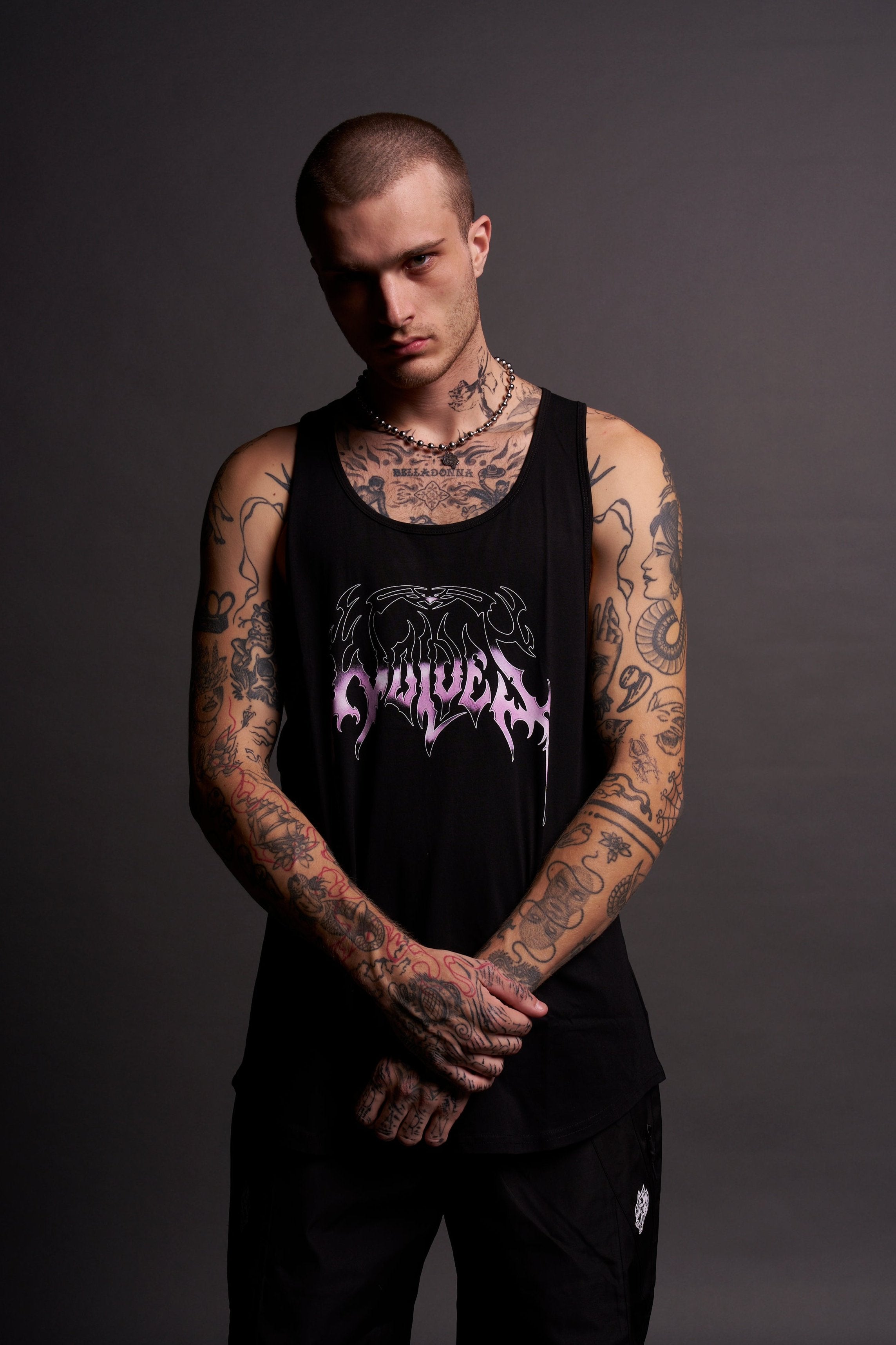 Black Chrome Mecca Tank Top