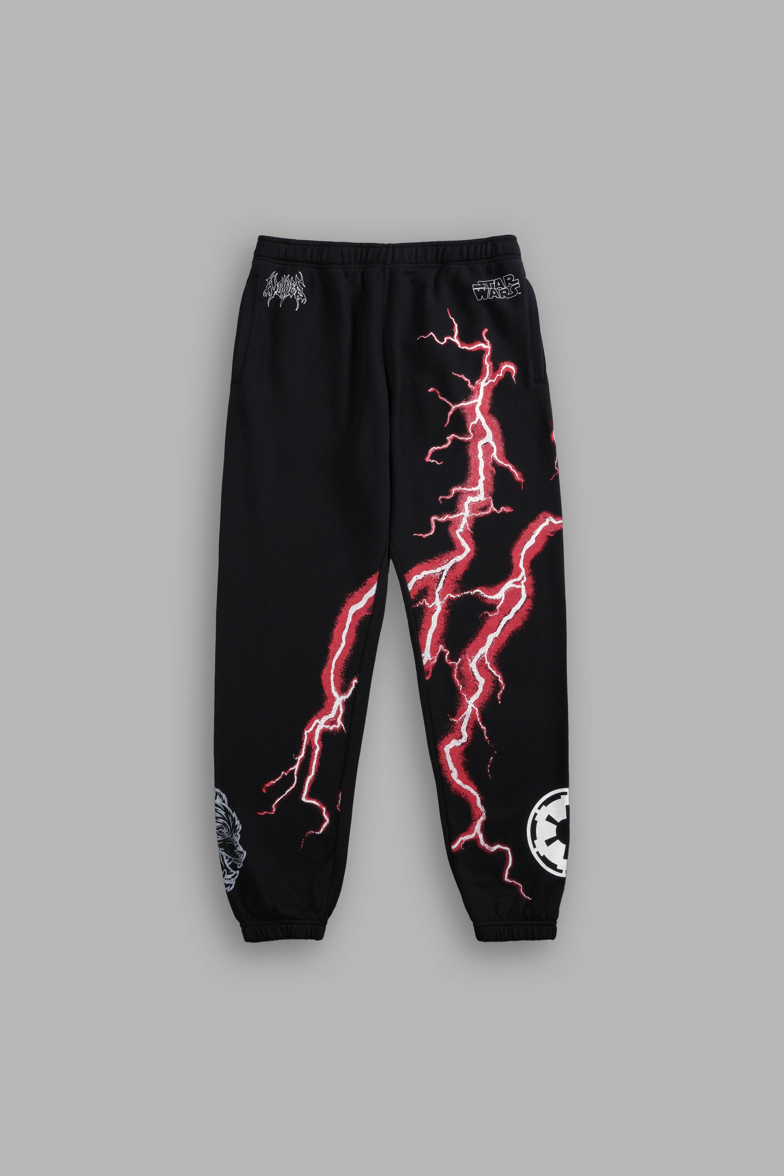 Black Ride The Lightning Lounge Sweats for Comfort