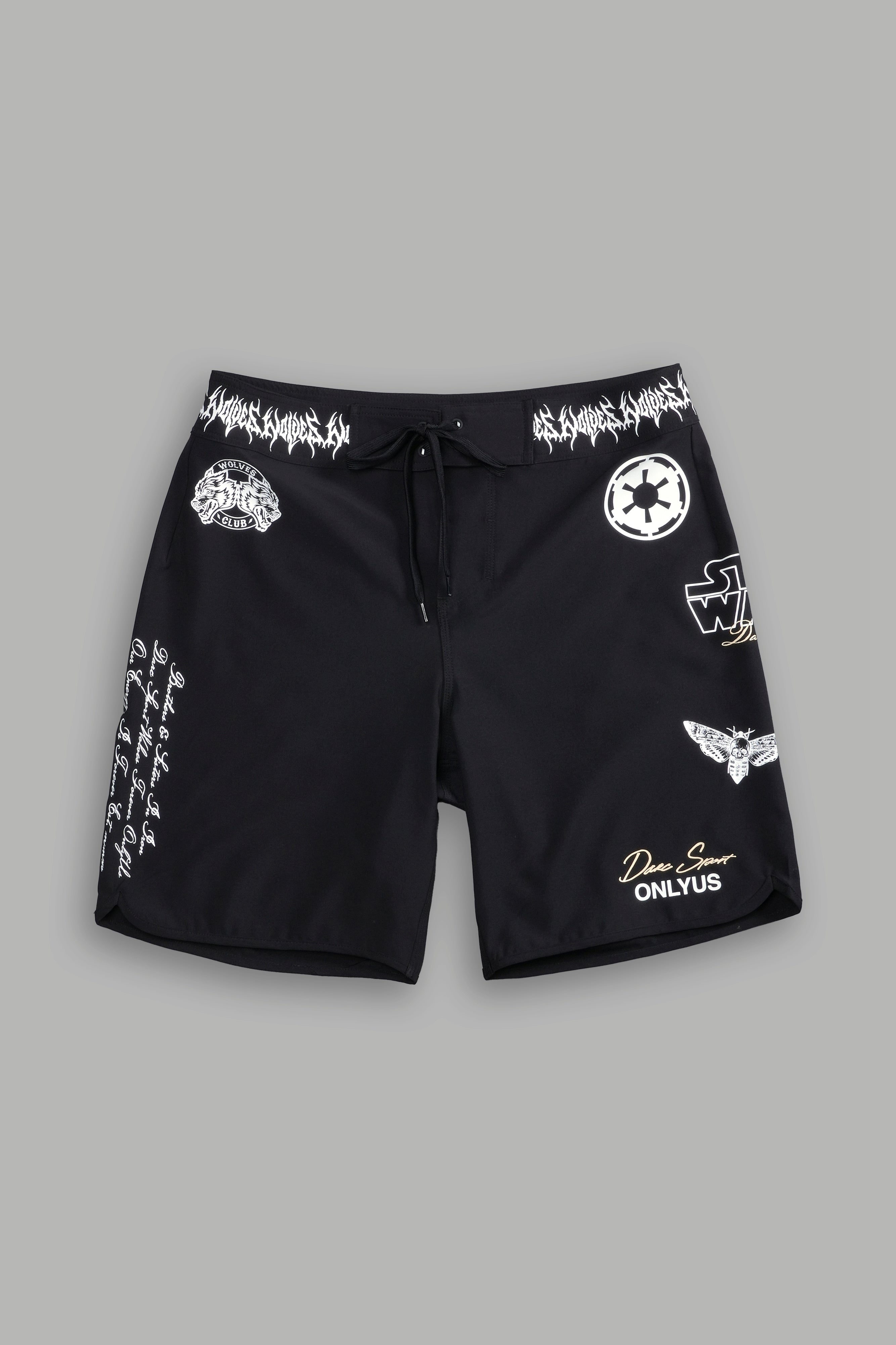 Black Stage Shorts - Dark Side Performance Wear