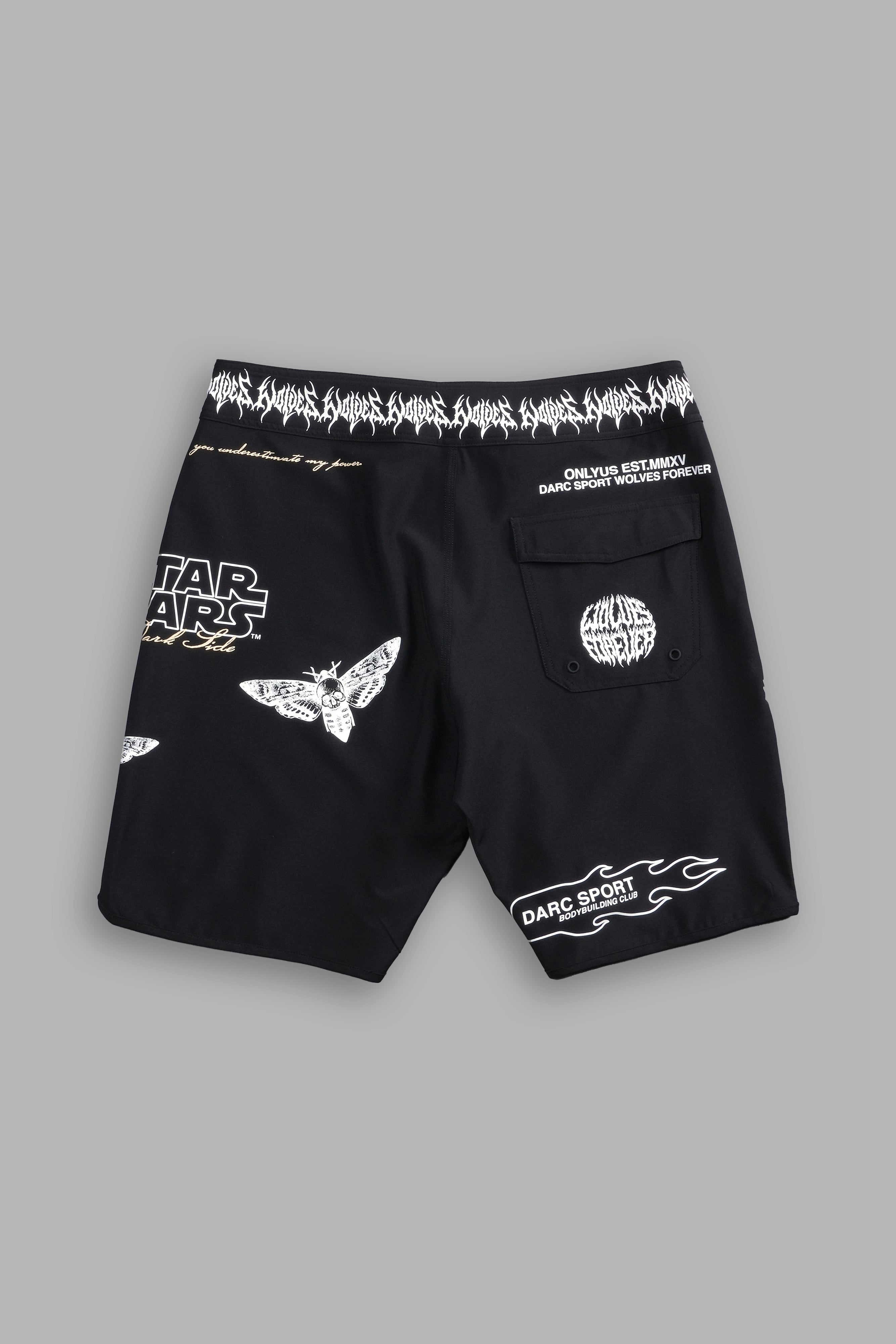 Black Stage Shorts - Dark Side Performance Wear