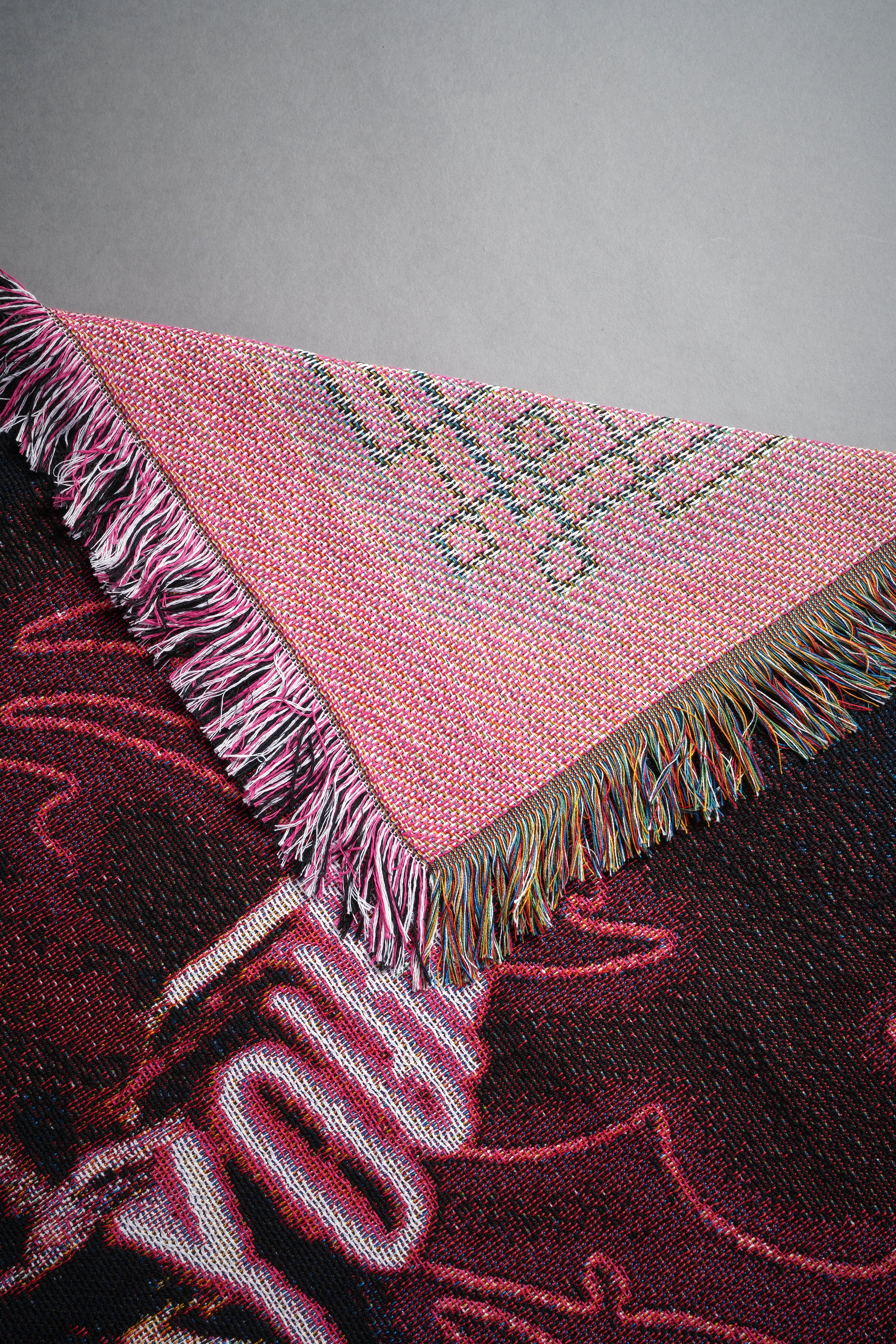 Black Desire Of Power Tapestry Throw Blanket