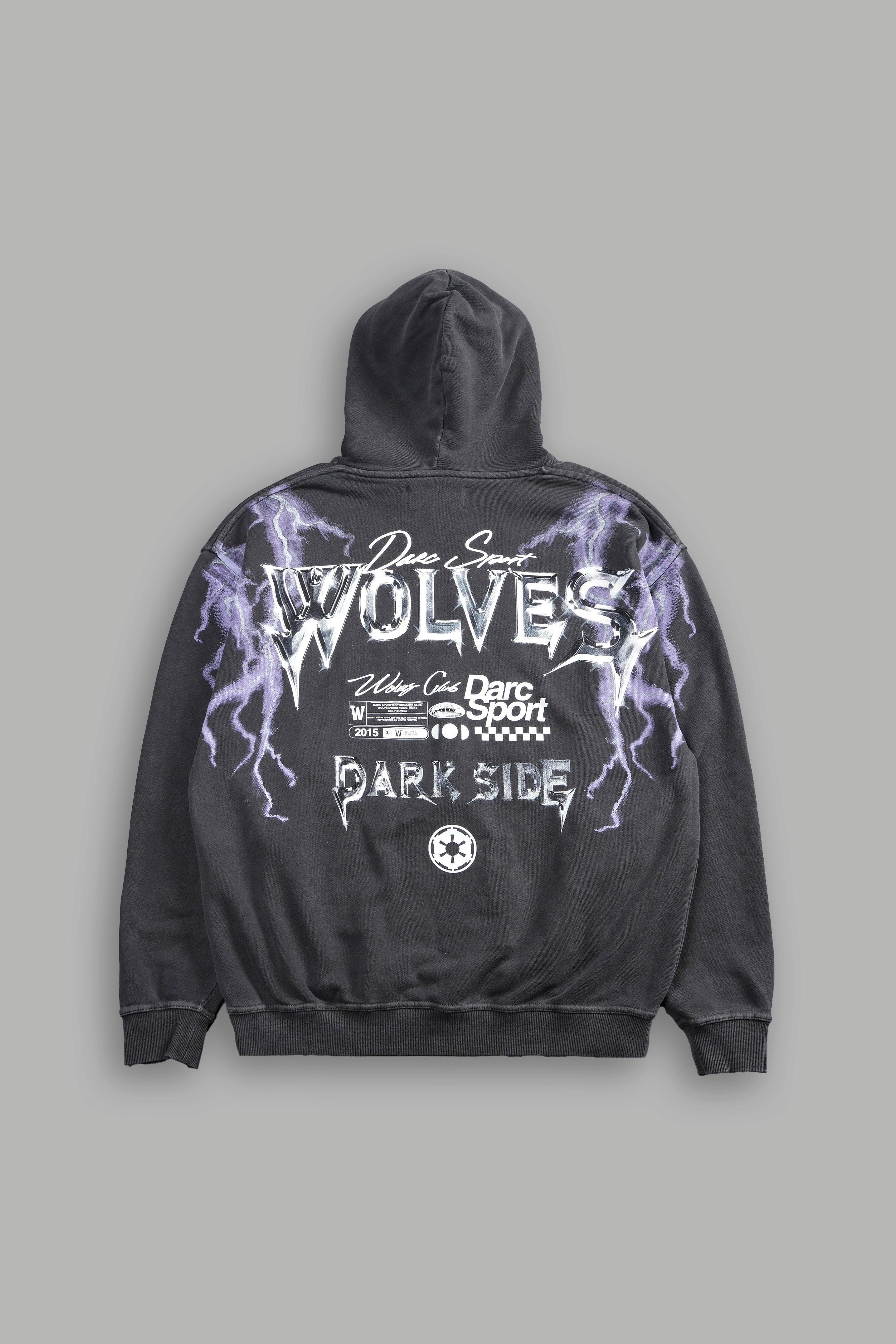 Bishop Hoodie in Wolf Gray - Ride The Lightning Style