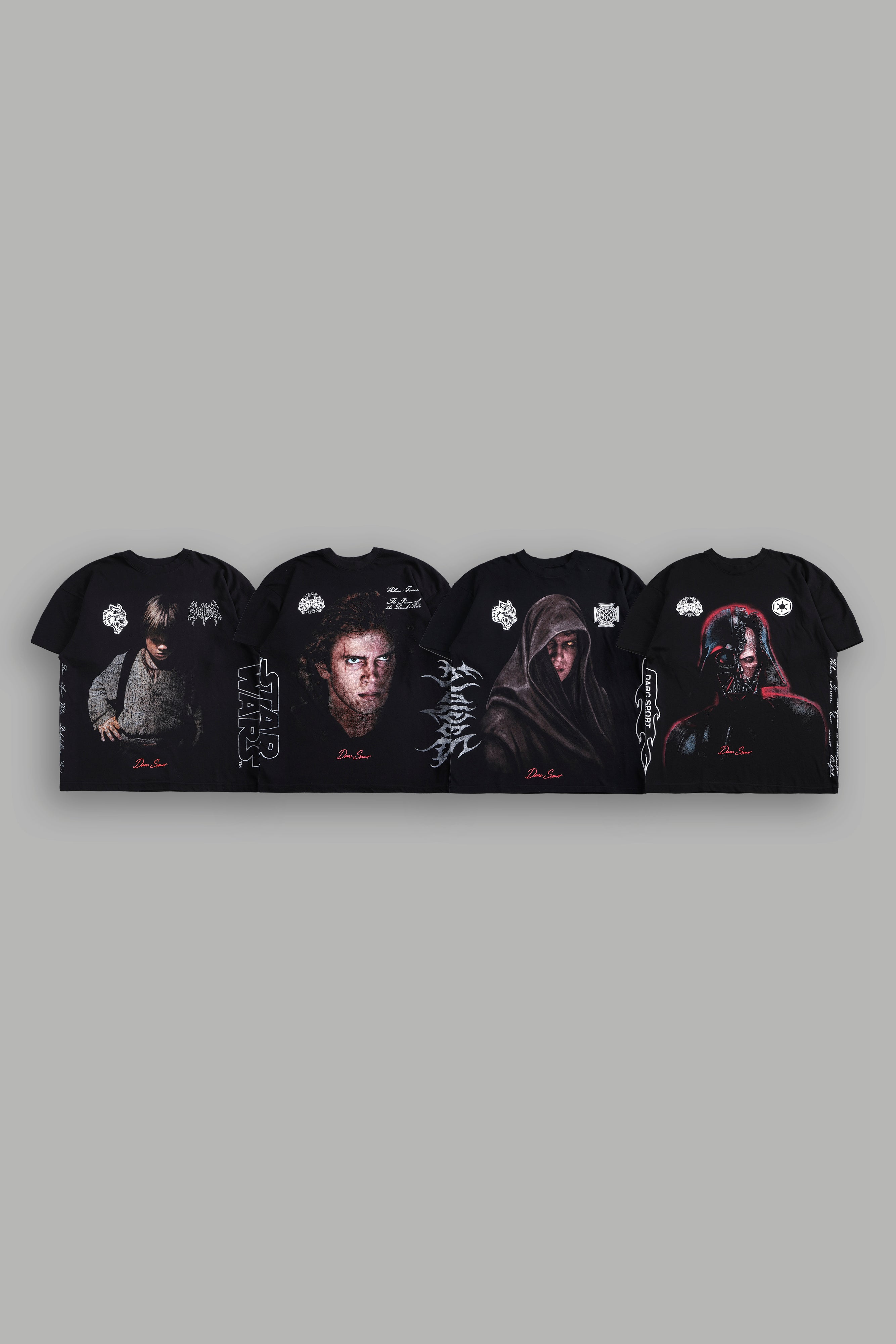 Anakin Black Side By Side T-Shirt Set