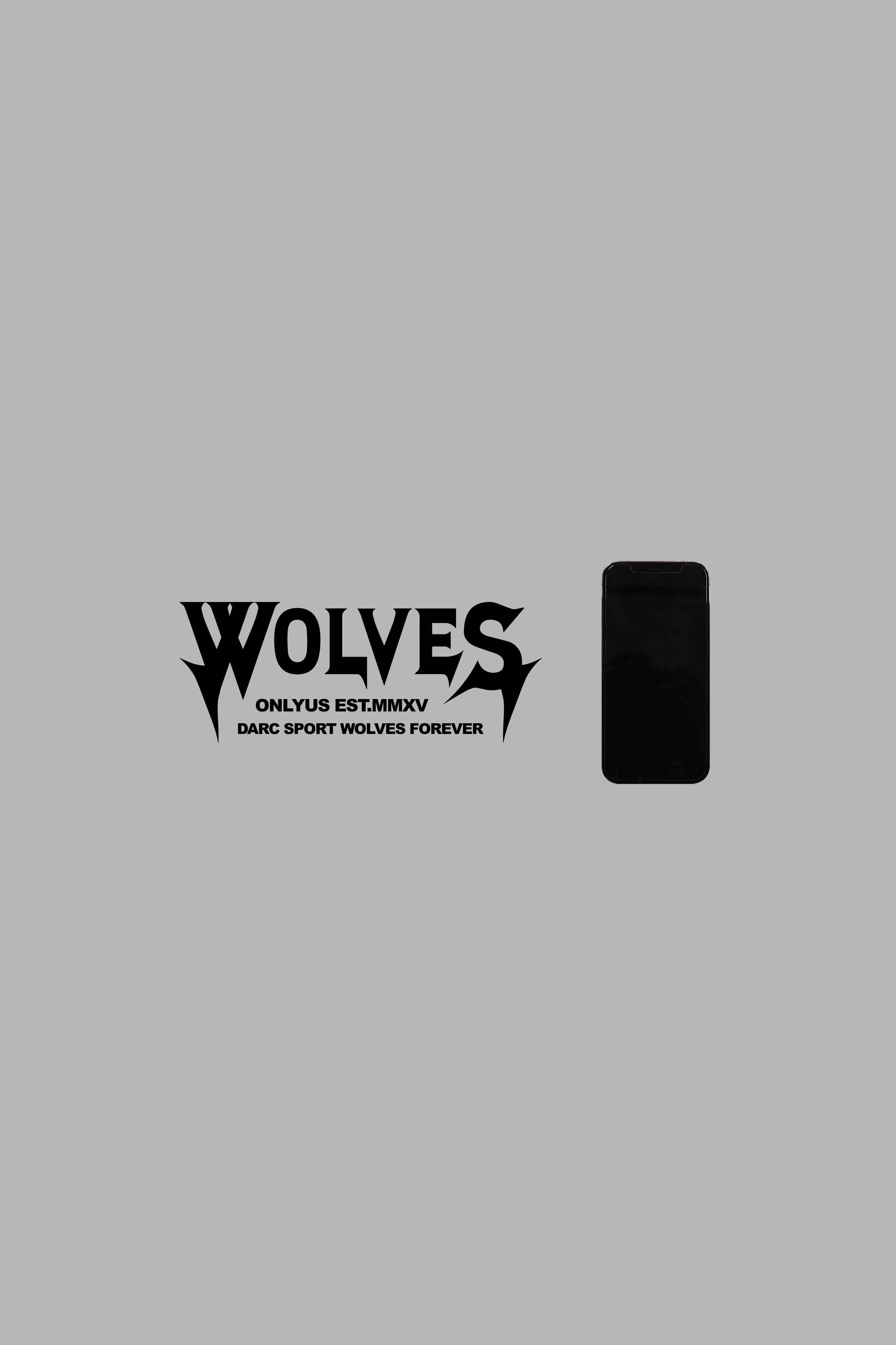 Black Wolves Large Vinyl Decal for Walls