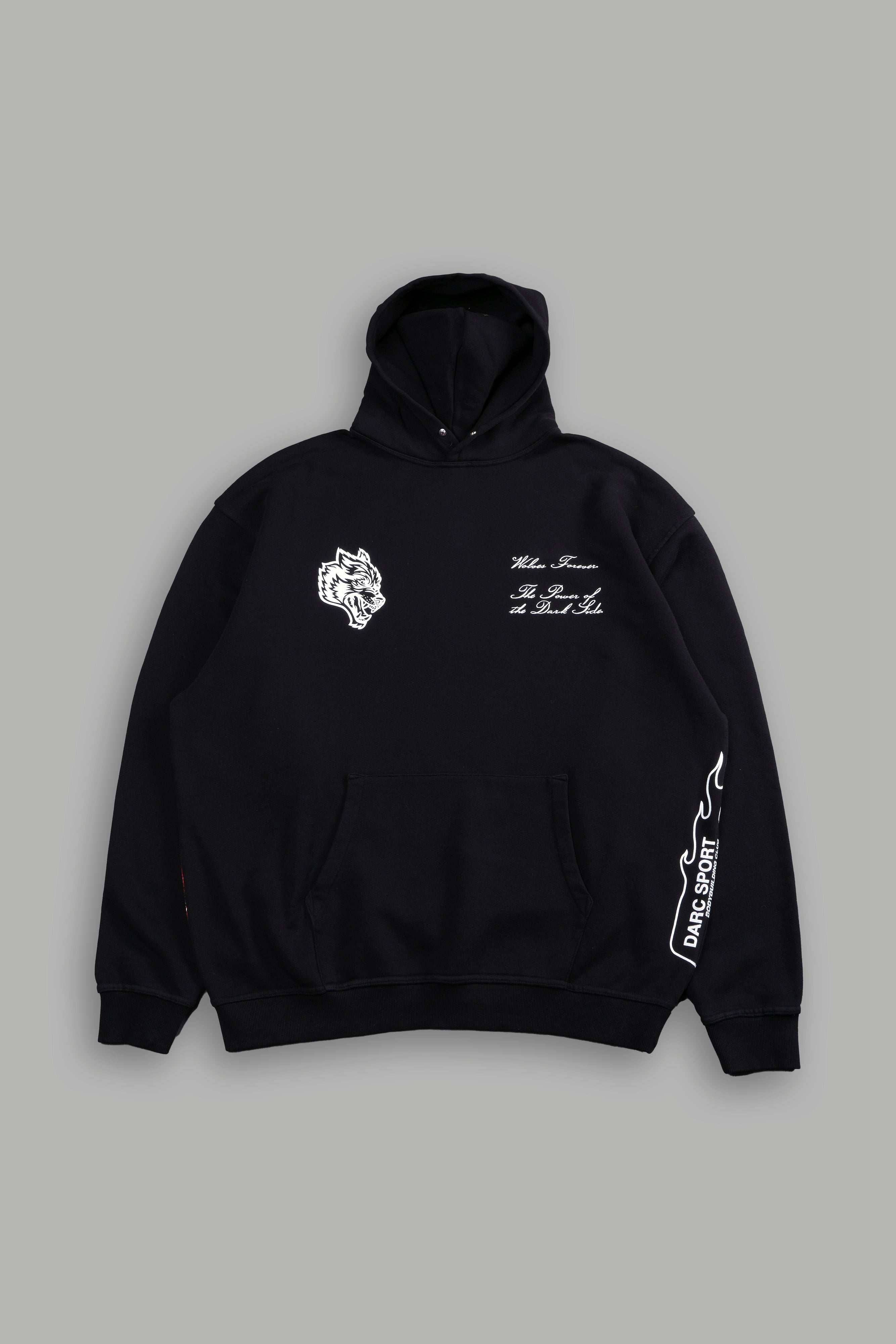 Black Darth Maul Star Wars Hoodie with Side Design