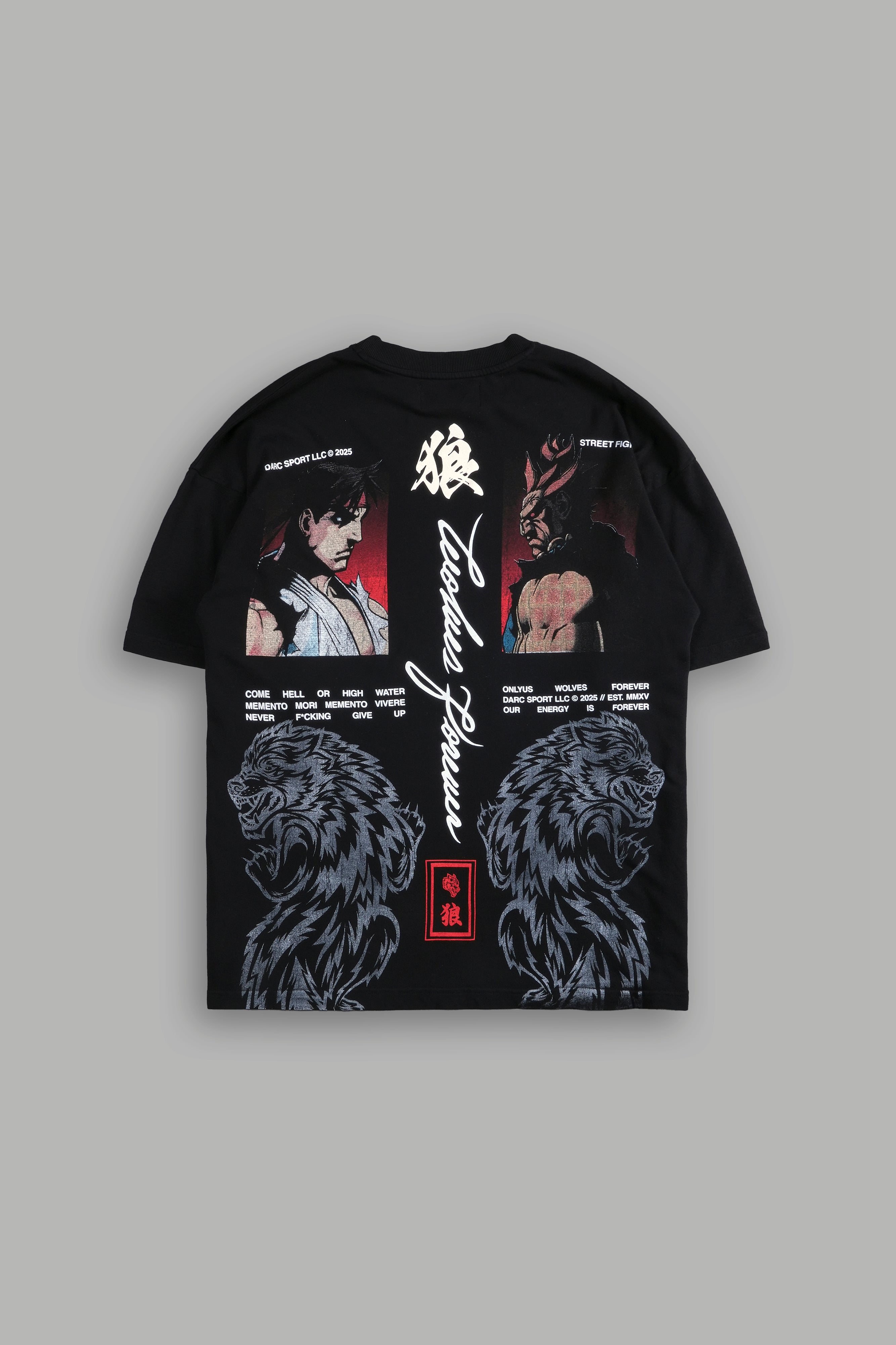 Premium Black Oversized Battle Tee for Comfort