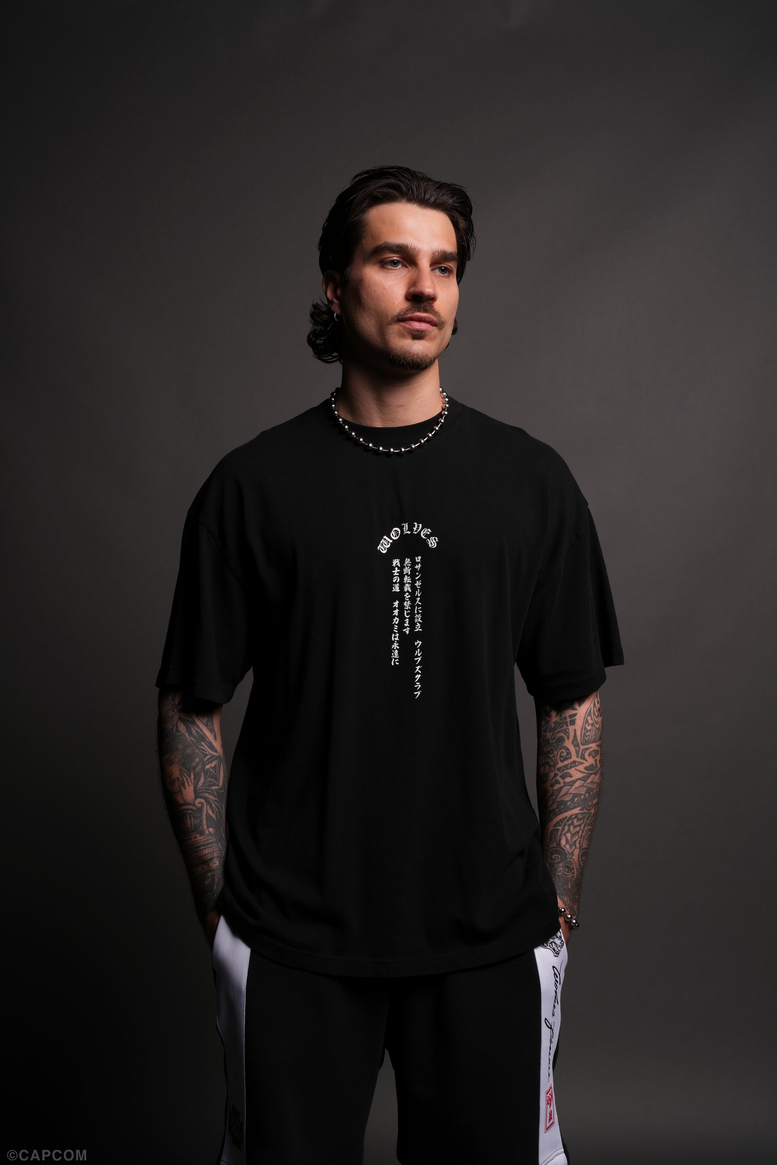 Premium Black Oversized Battle Tee for Comfort