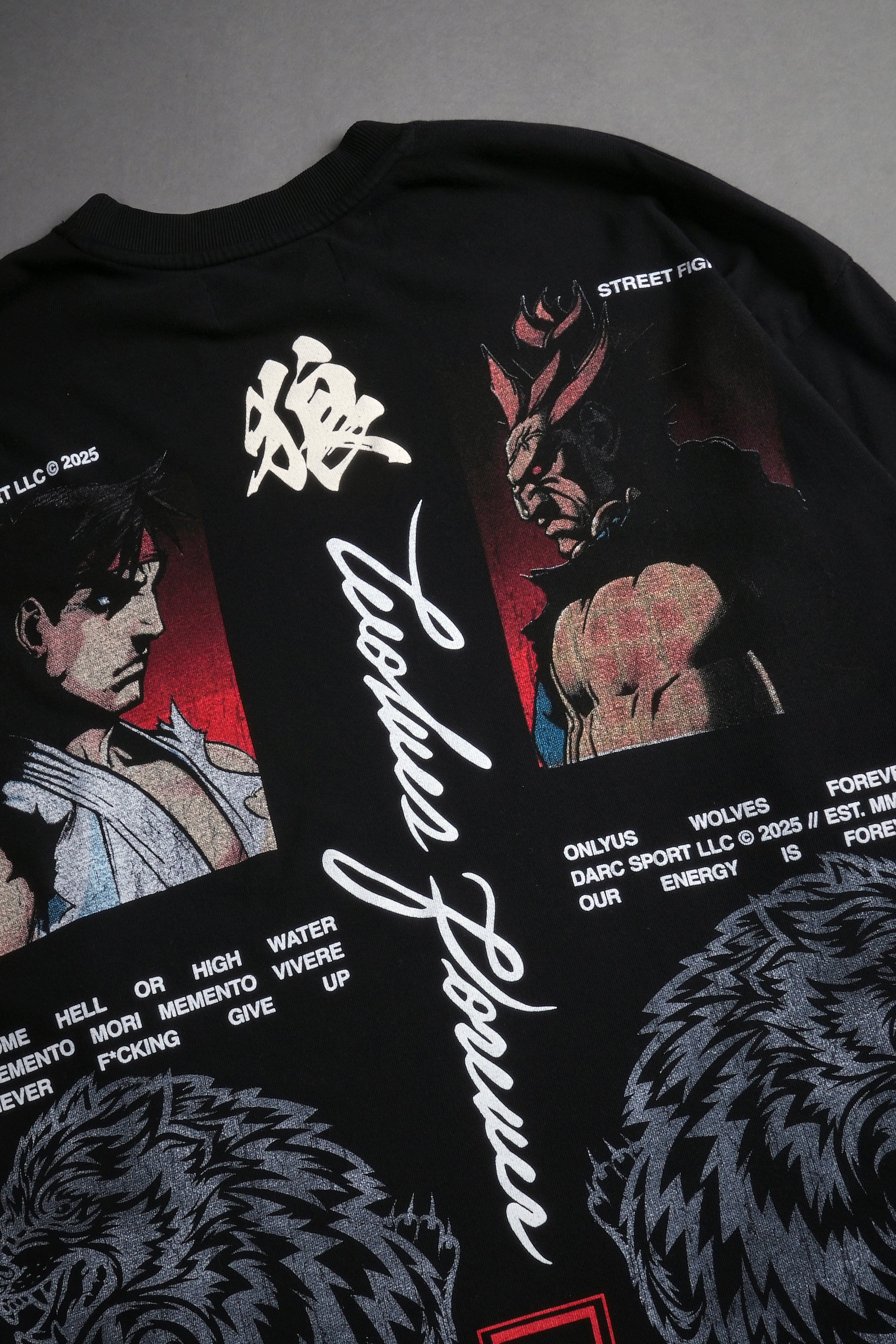 Premium Black Oversized Battle Tee for Comfort