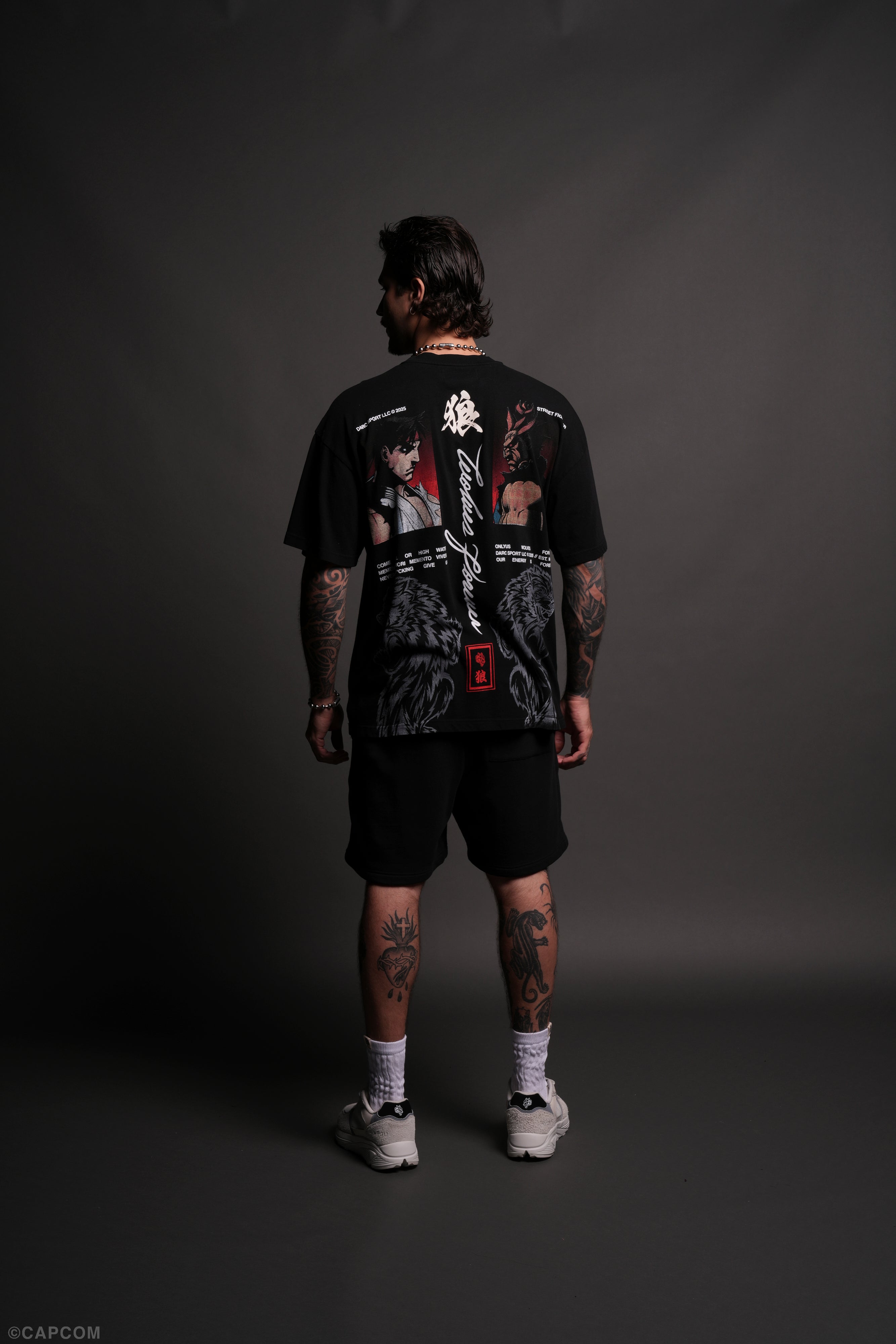 Premium Black Oversized Battle Tee for Comfort