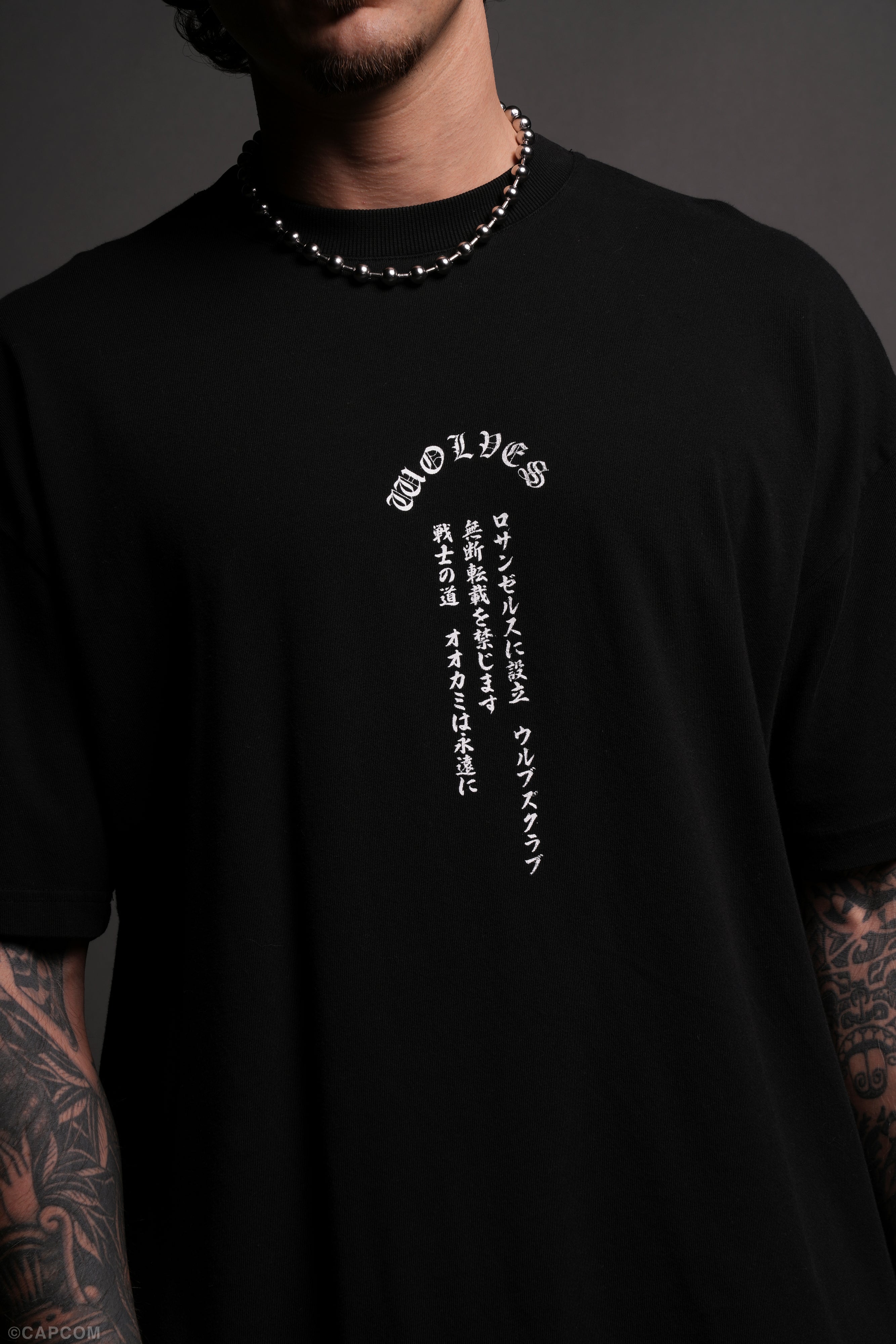 Premium Black Oversized Battle Tee for Comfort