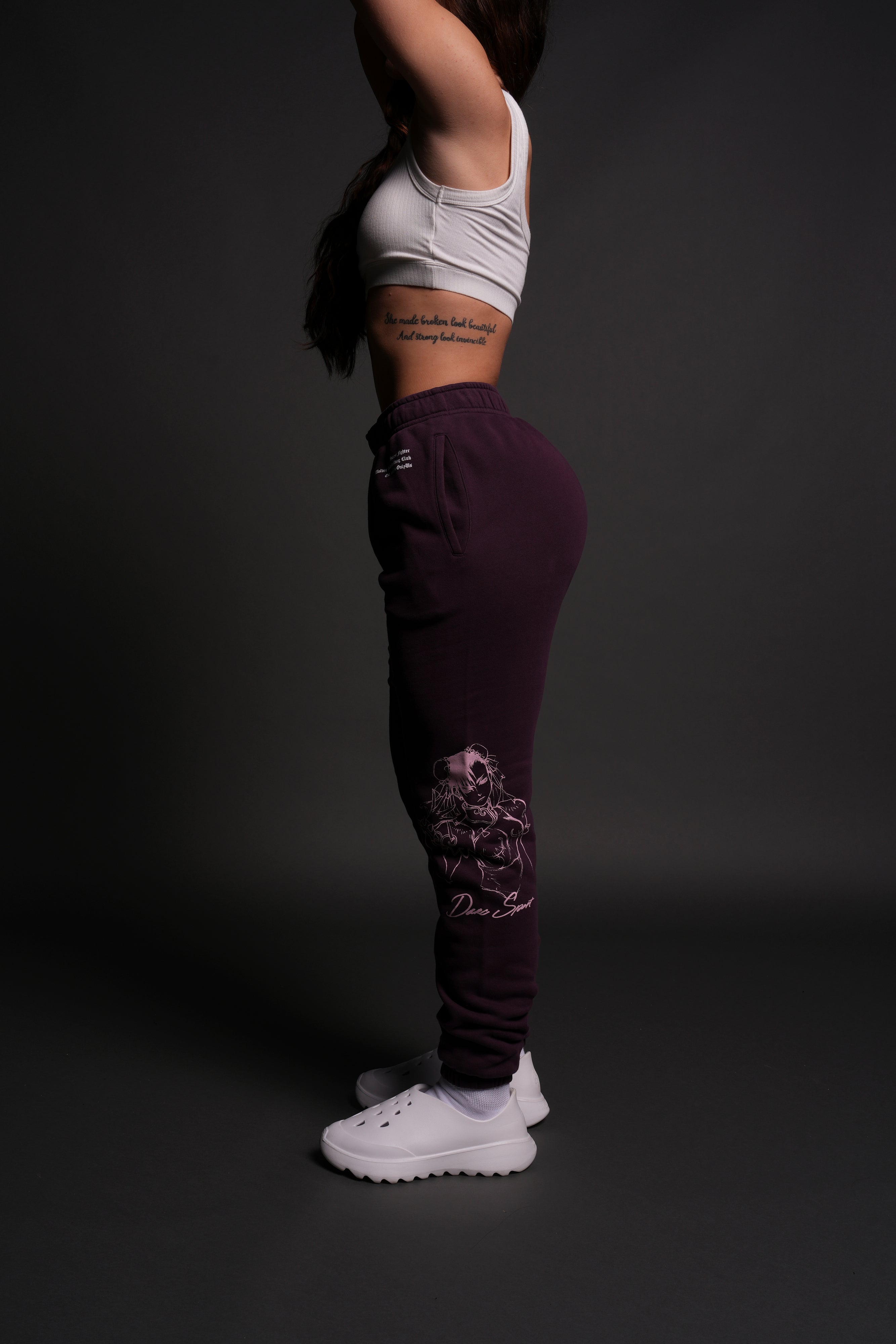 Storm Purple Lounge Sweats by No Match She