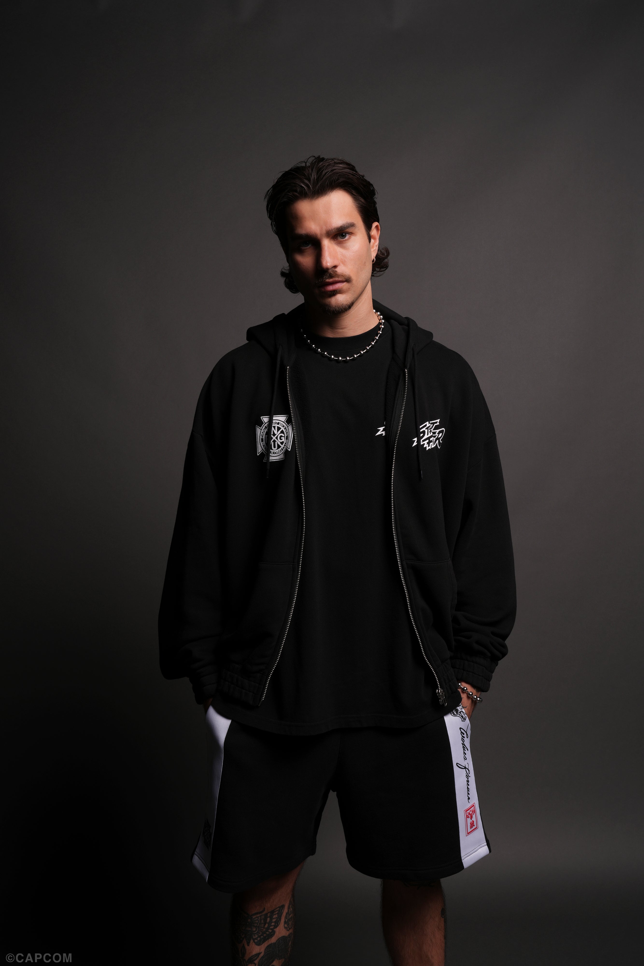 Final Boss Chambers Black Zip Hoodie