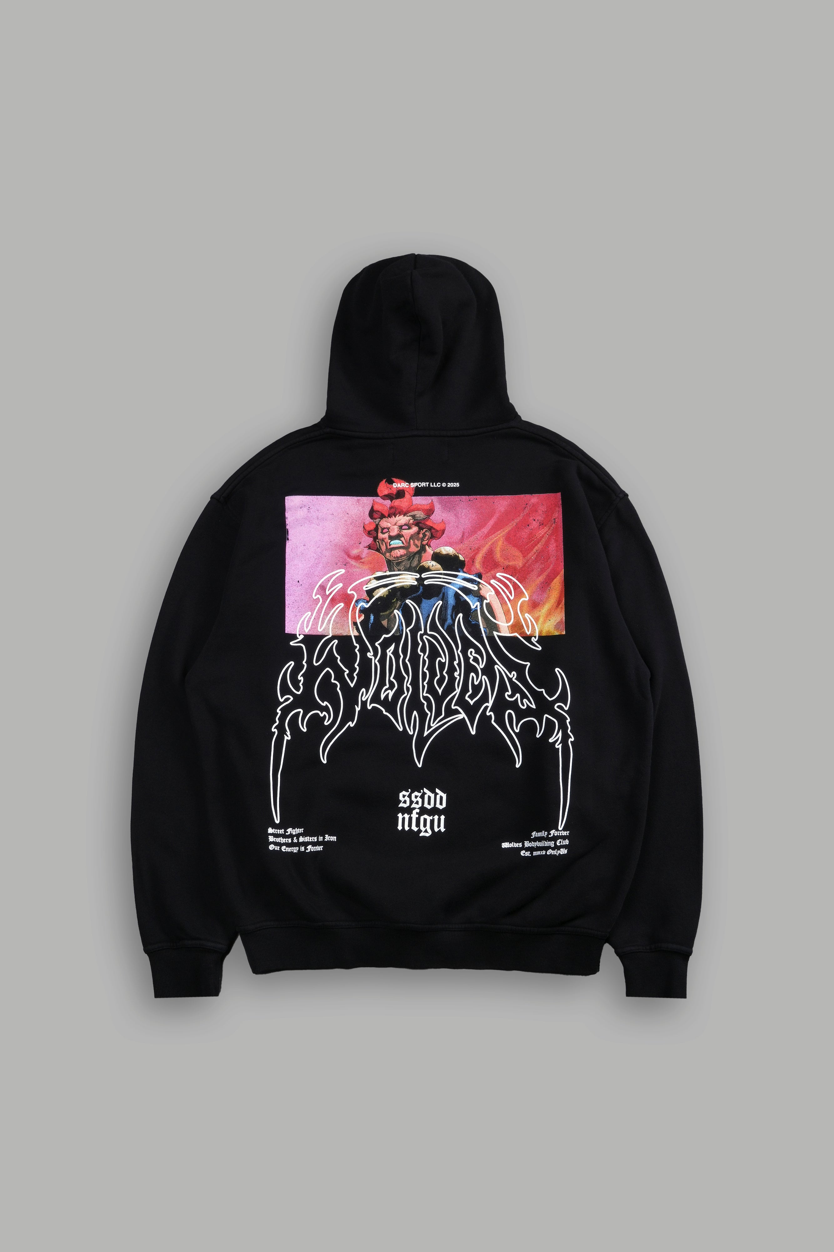 Black Akuma Pierce Hoodie - Stylish Streetwear Essential
