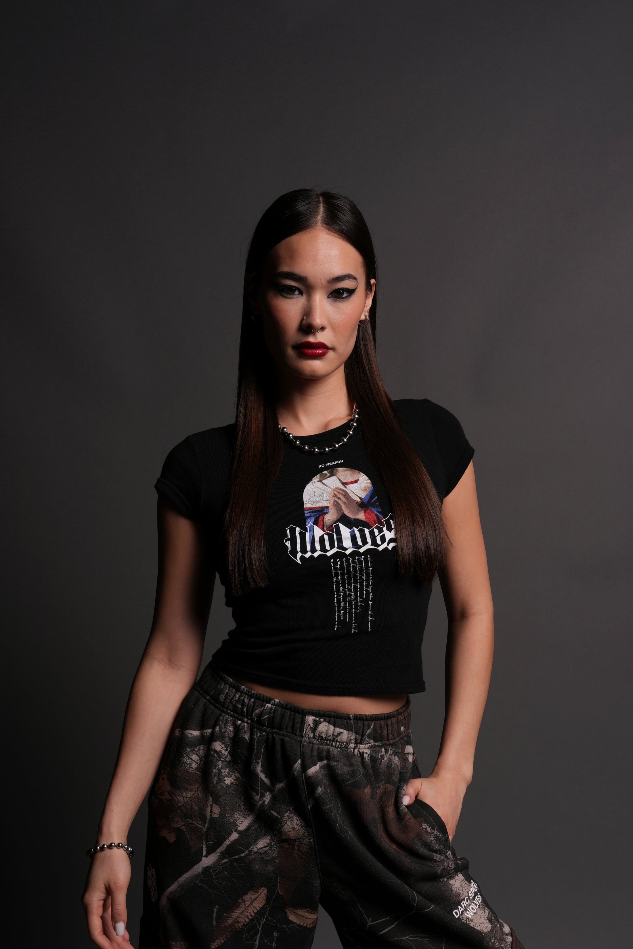 Black 'Baby' Tee - Soft & Stylish Casual Top