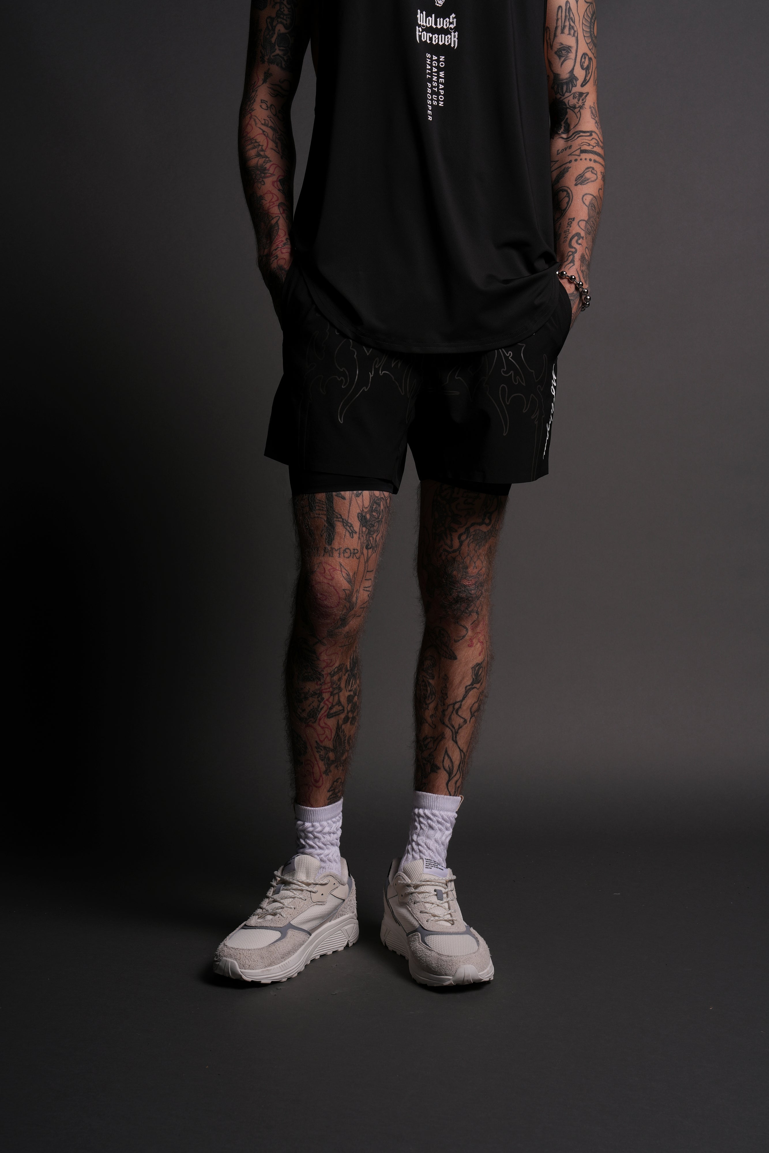 Black Passion Compression Shorts for Workouts