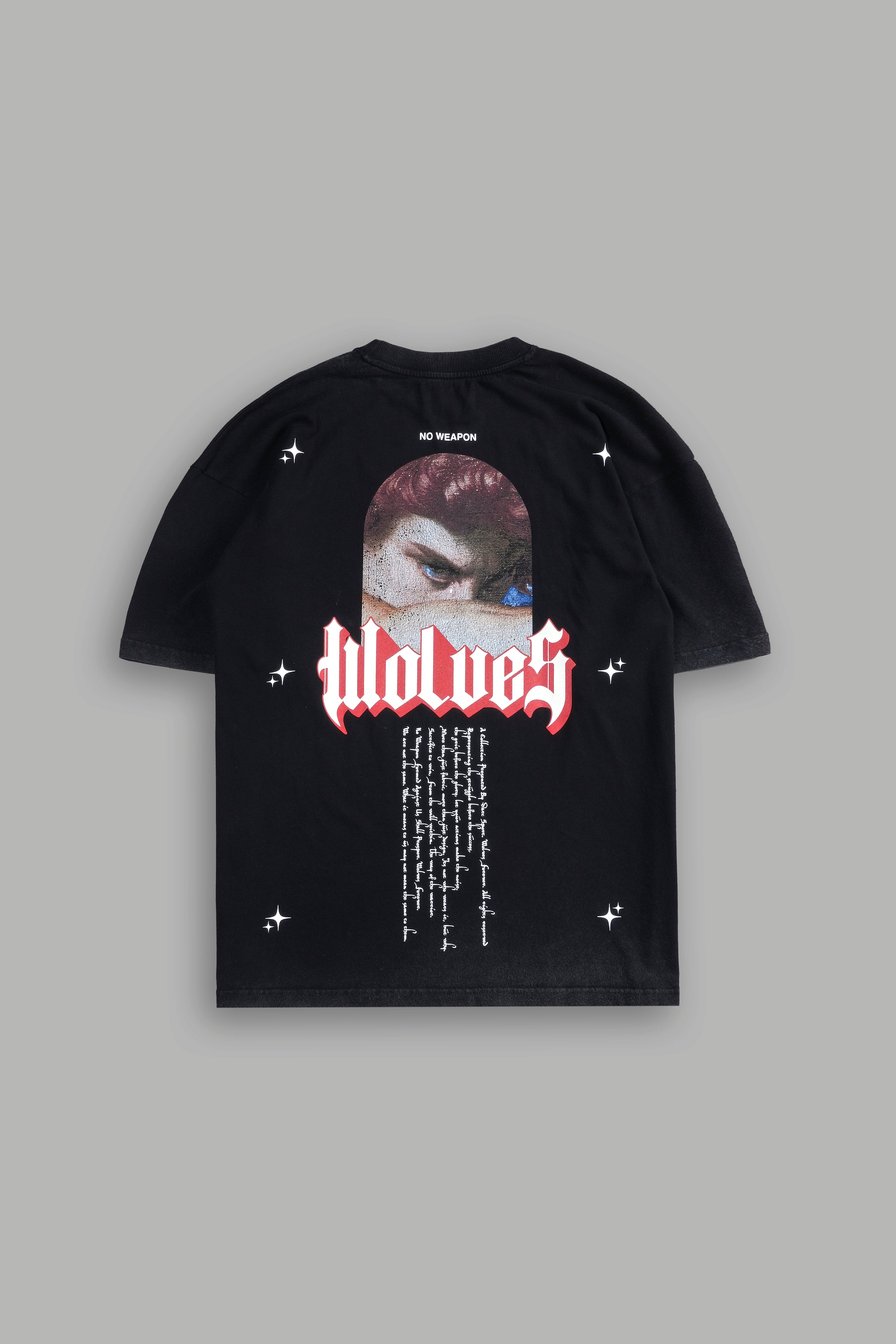 Premium Oversized Black Tee – Now and Forever V2