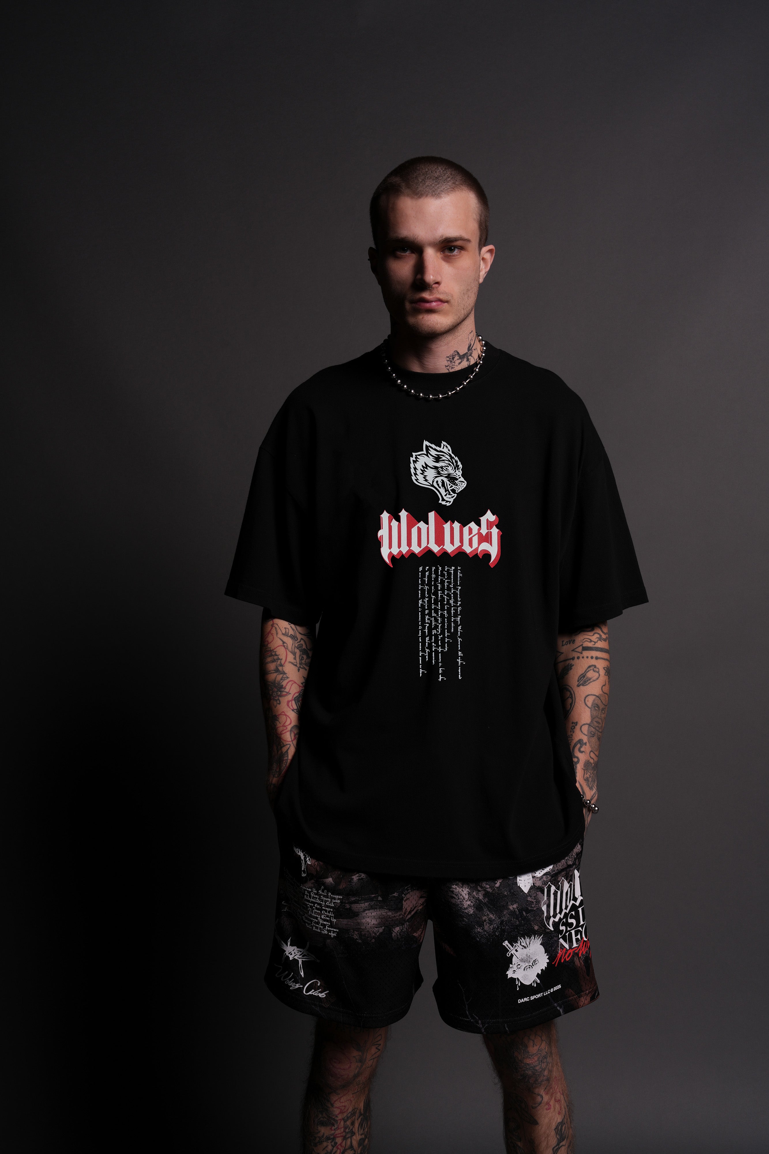 Premium Oversized Black Tee – Now and Forever V2