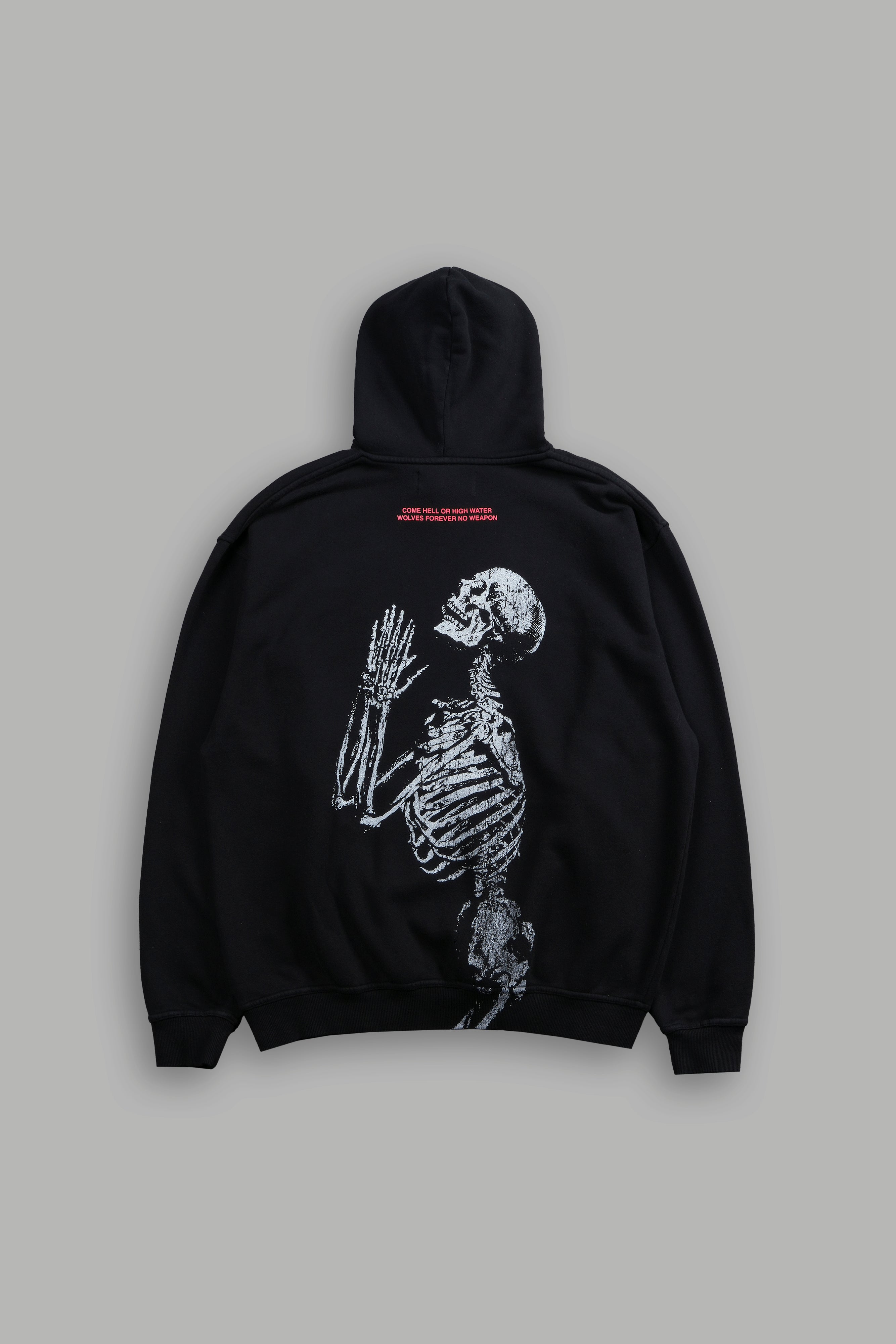 Pierce Black Hoodie - No Weapon Shall Prosper Design