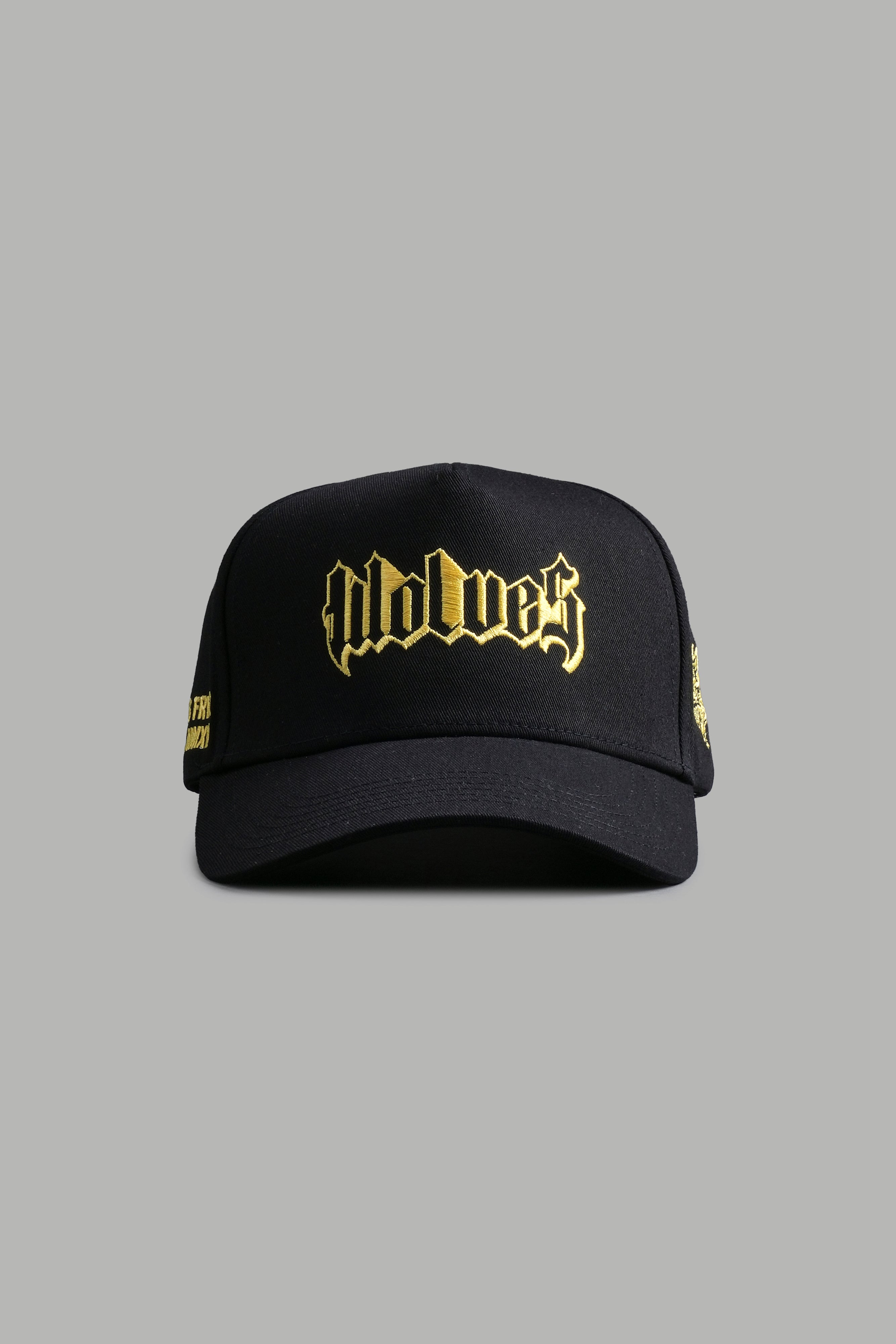 Black 5-Panel Never Back Down Cap