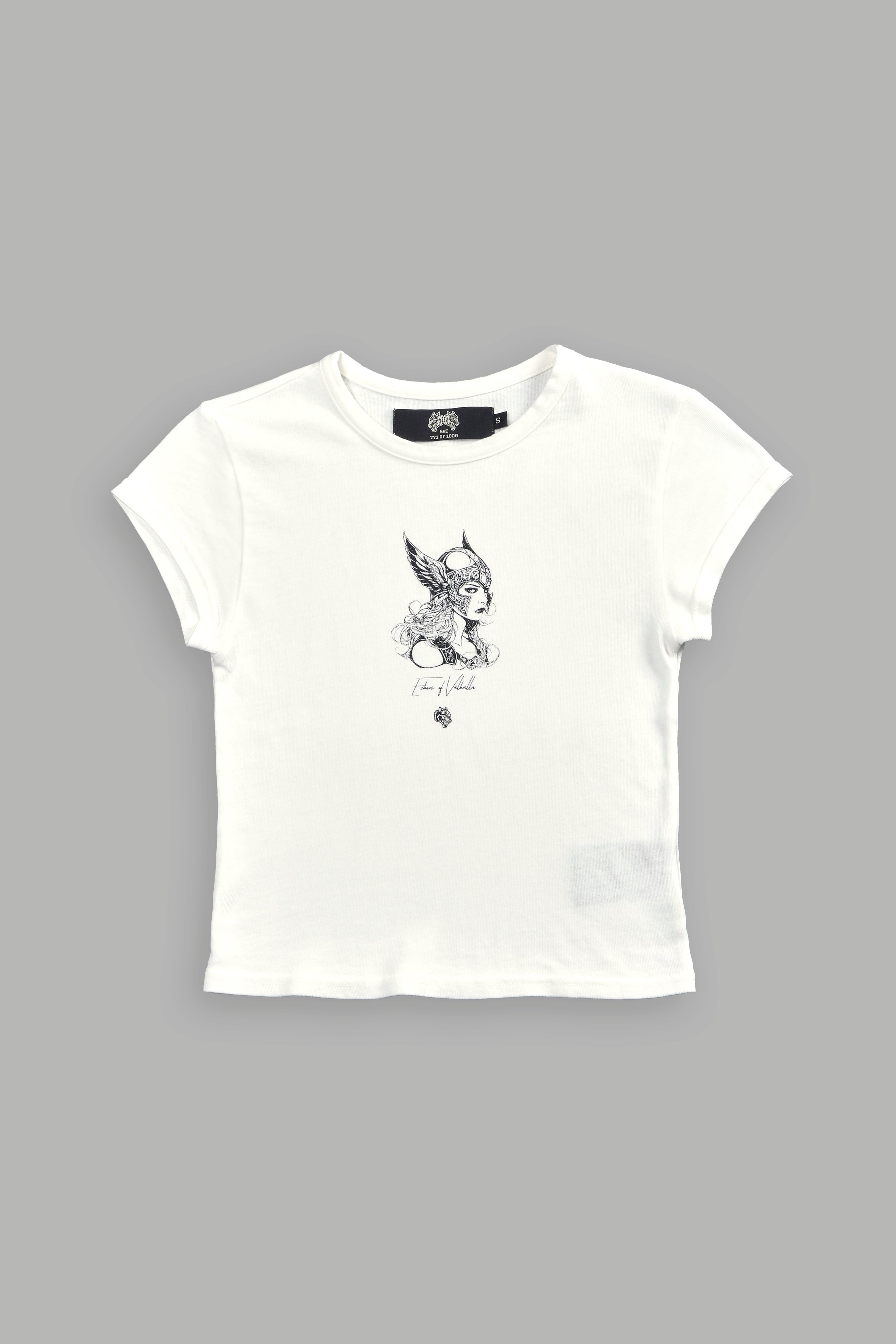Cream She Warrior Baby Tee - Soft Fit