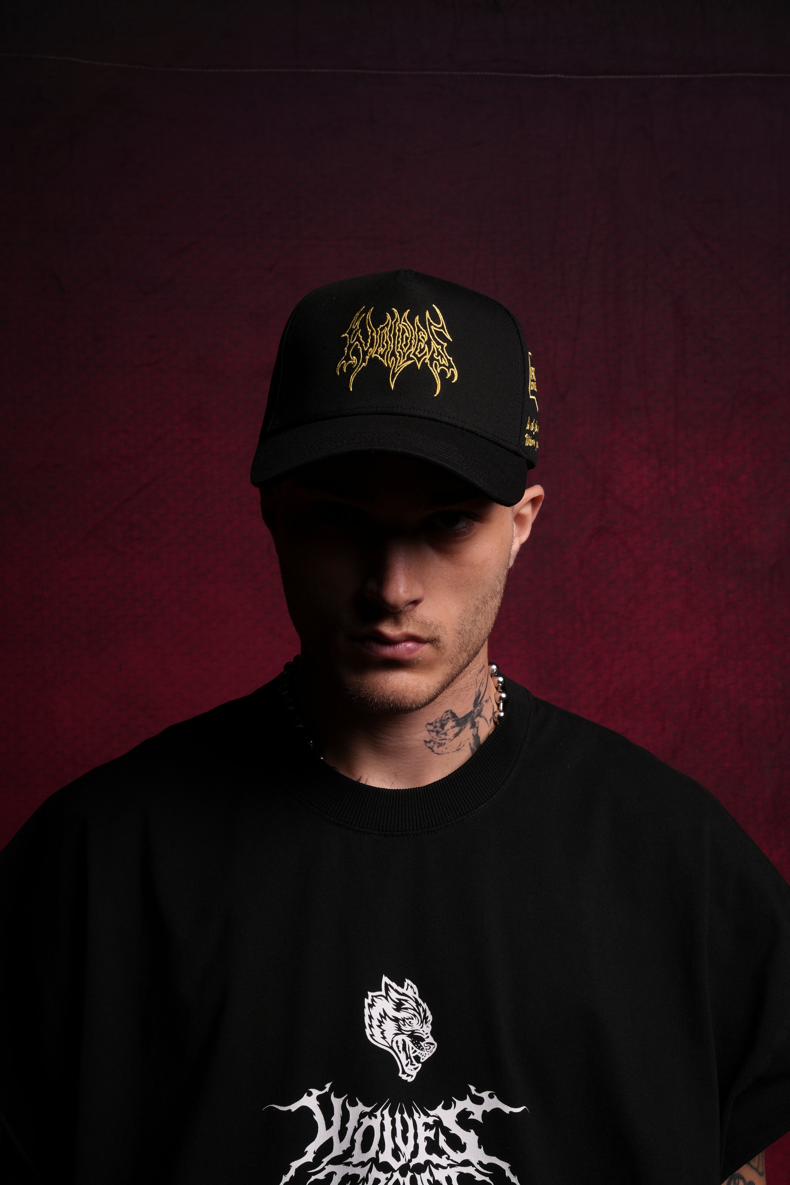 Black Hesh Forever 5-Panel Snapback Cap