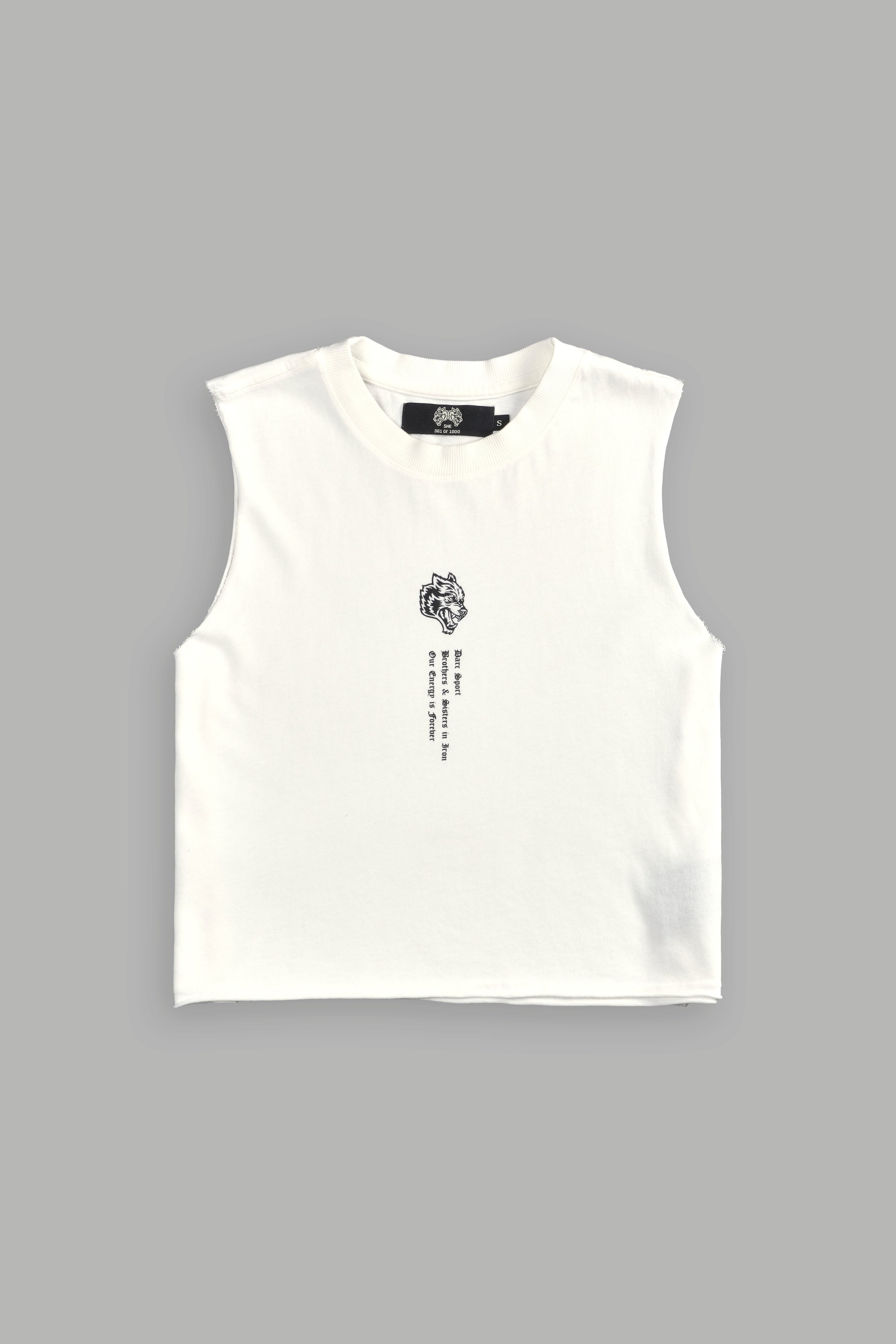 Cream 'Rosie' Muscle Tee for Women