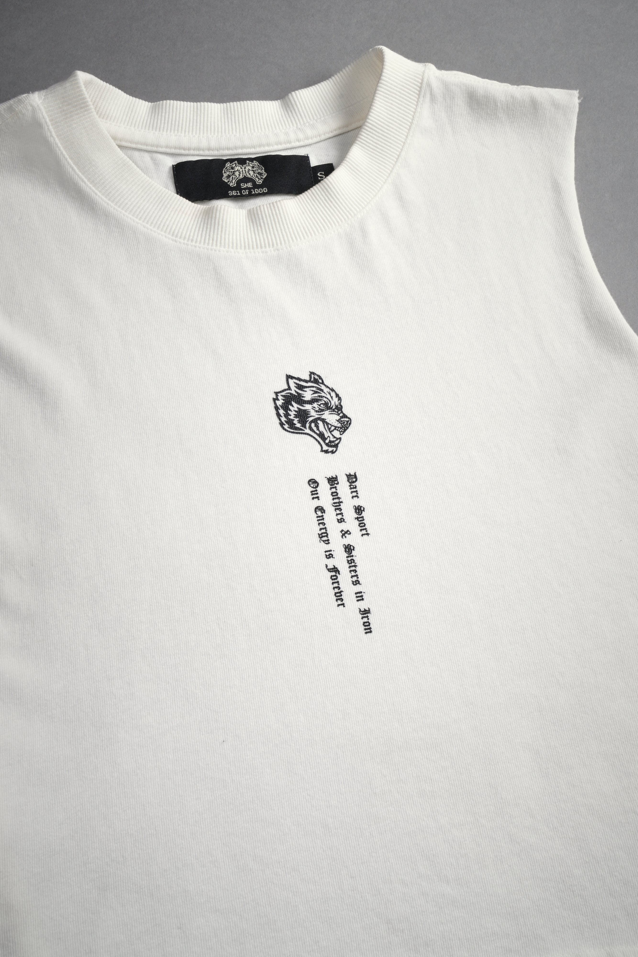 Cream 'Rosie' Muscle Tee for Women